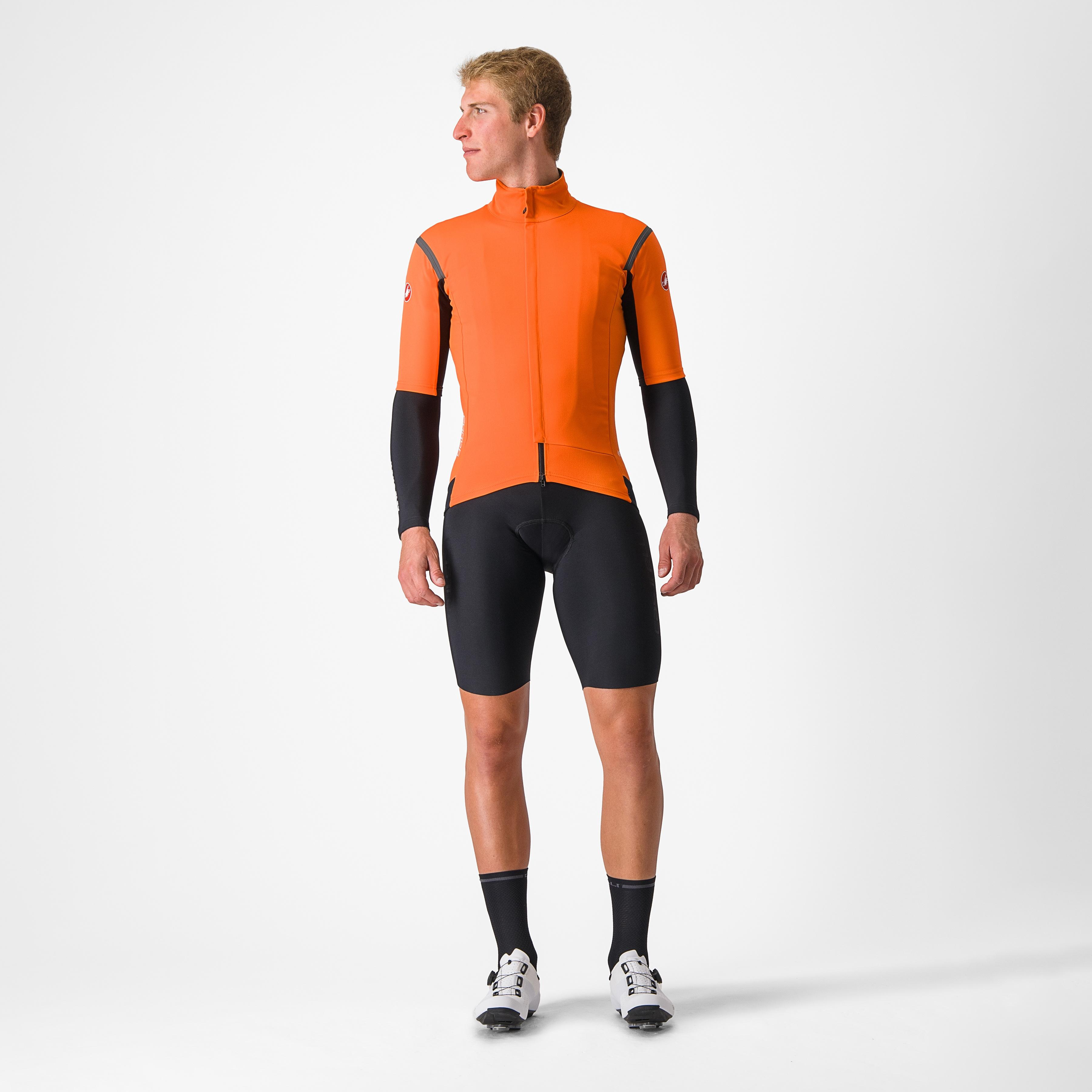 Gabba ros 2 - red orange/dark gray - castelli