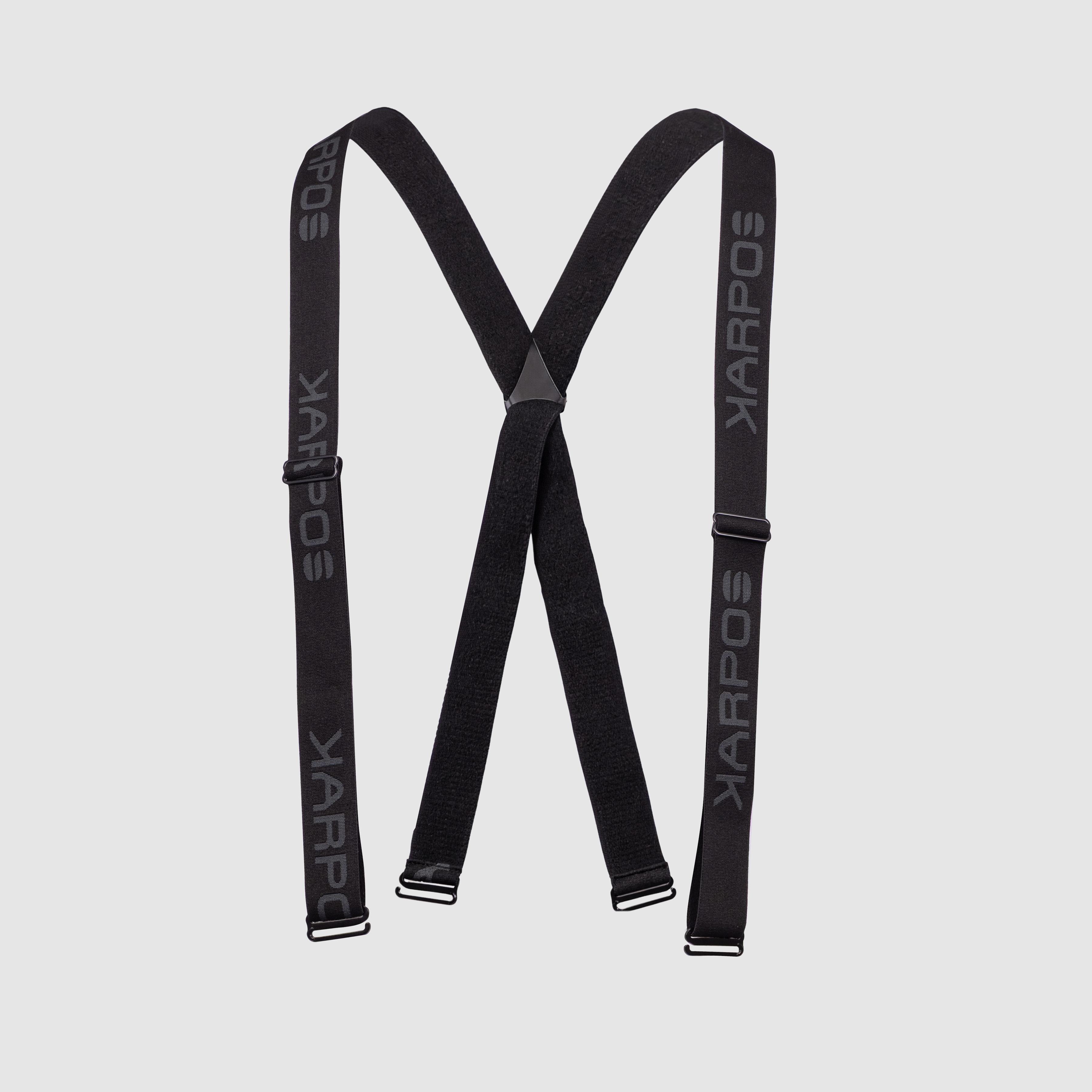 Alpine suspenders - black - karpos