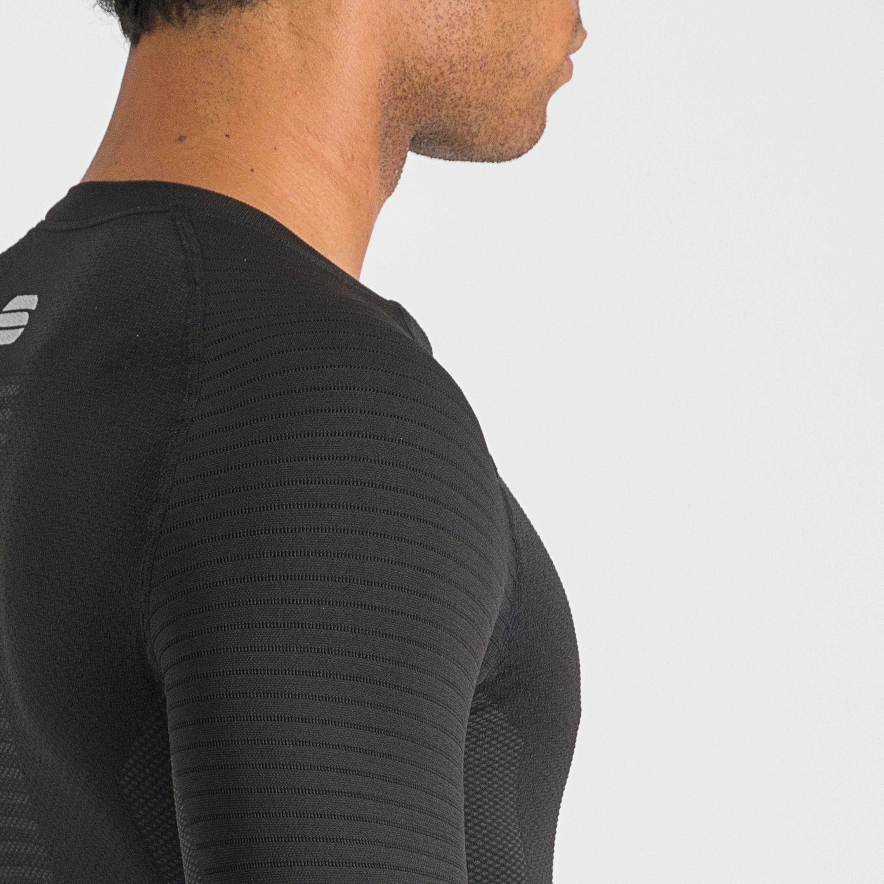 2nd skin tee long sleeve - black - sportful