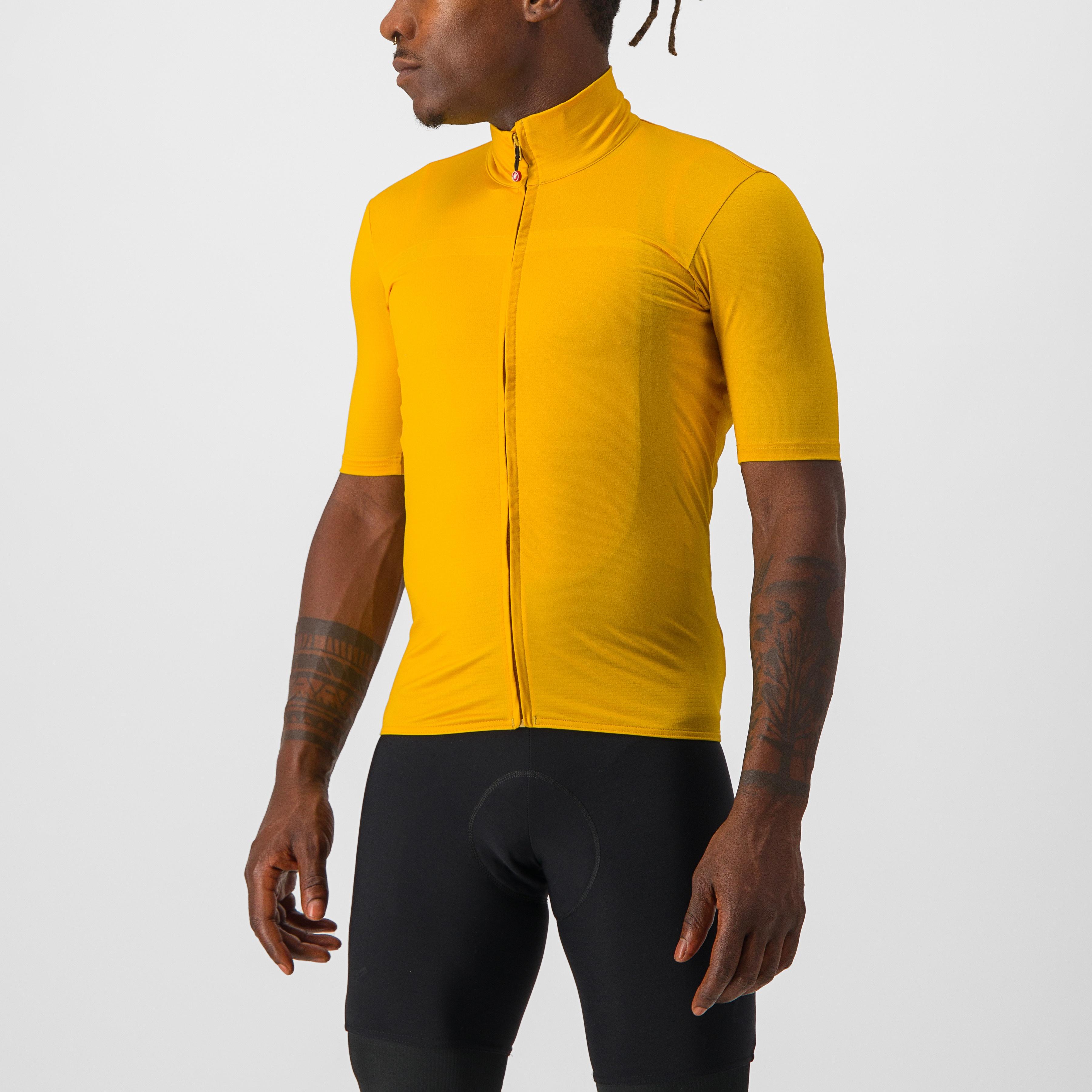 Pro thermal mid ss jersey - goldenrod - castelli