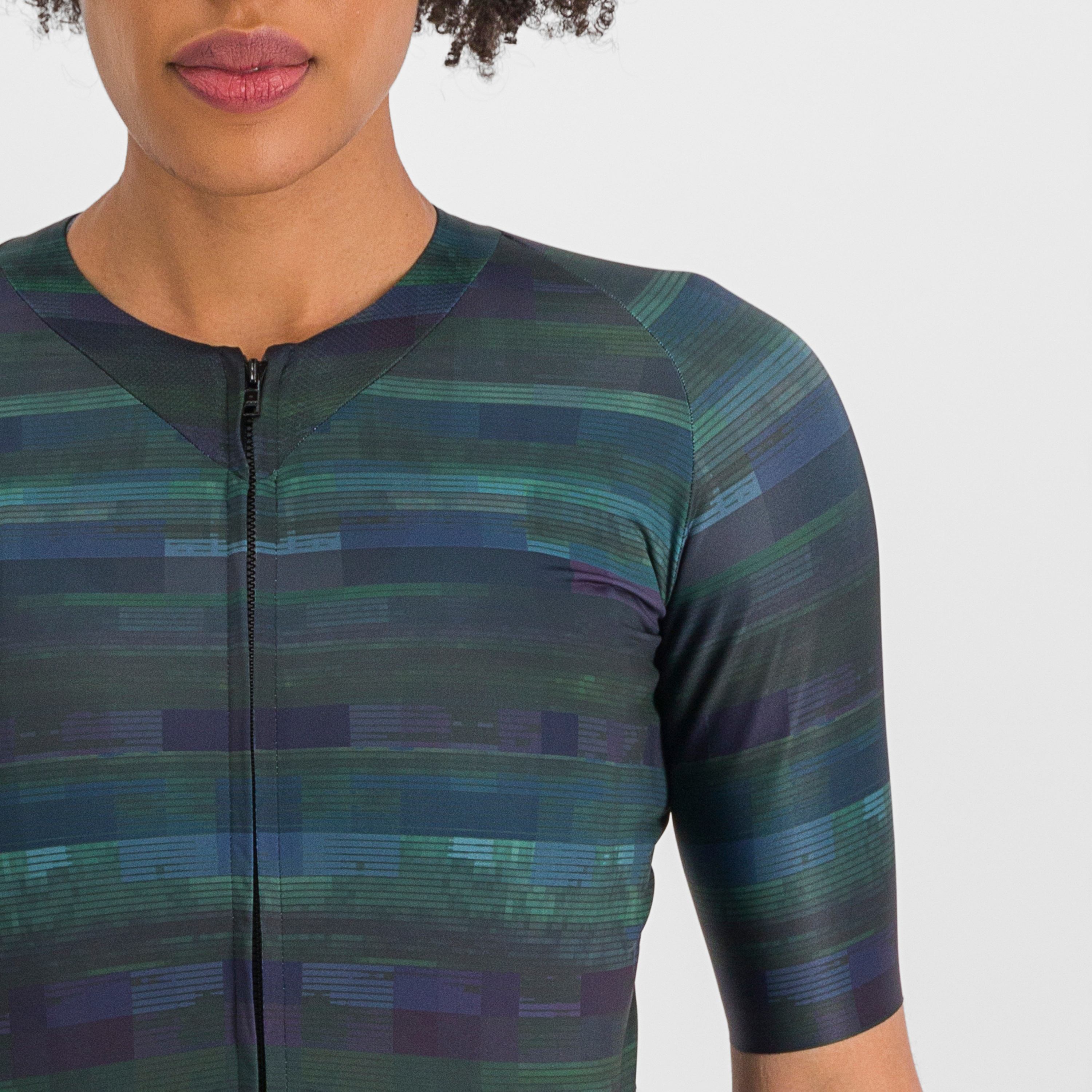 Glitch w bomber jersey - multicolor black - sportful