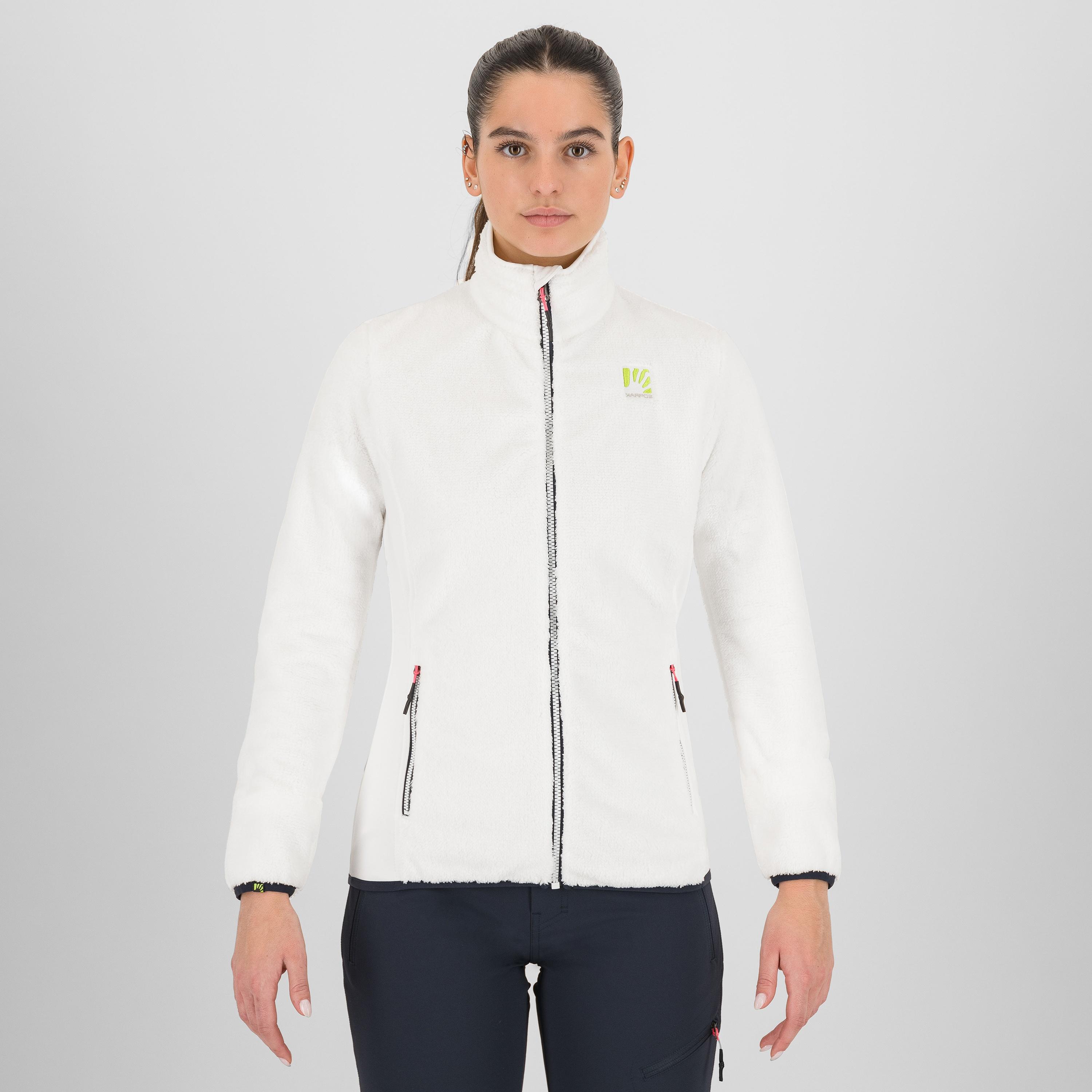 Vertice w  fleece - bright white - karpos