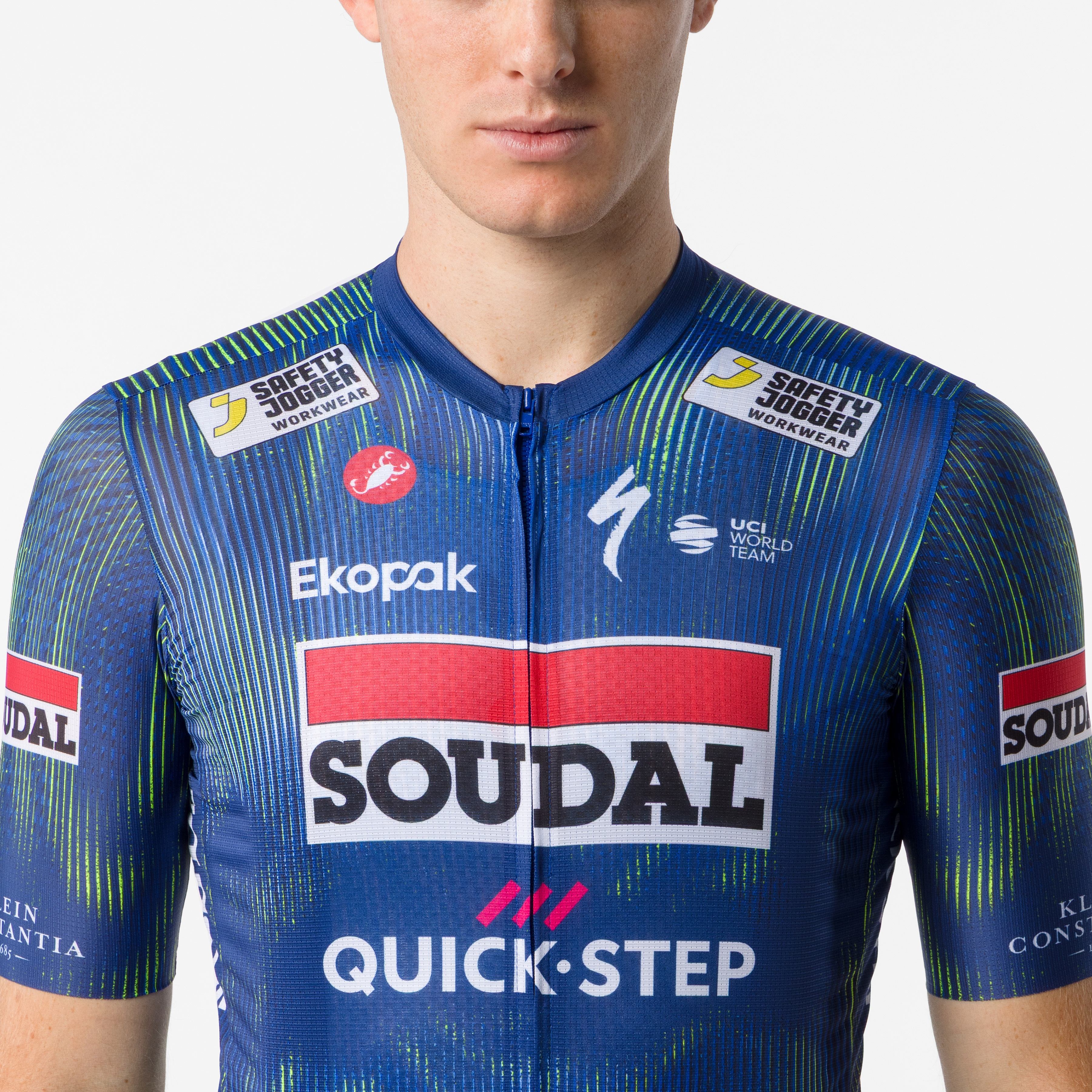 Competizione 4 jersey - blue/electric lime - castelli
