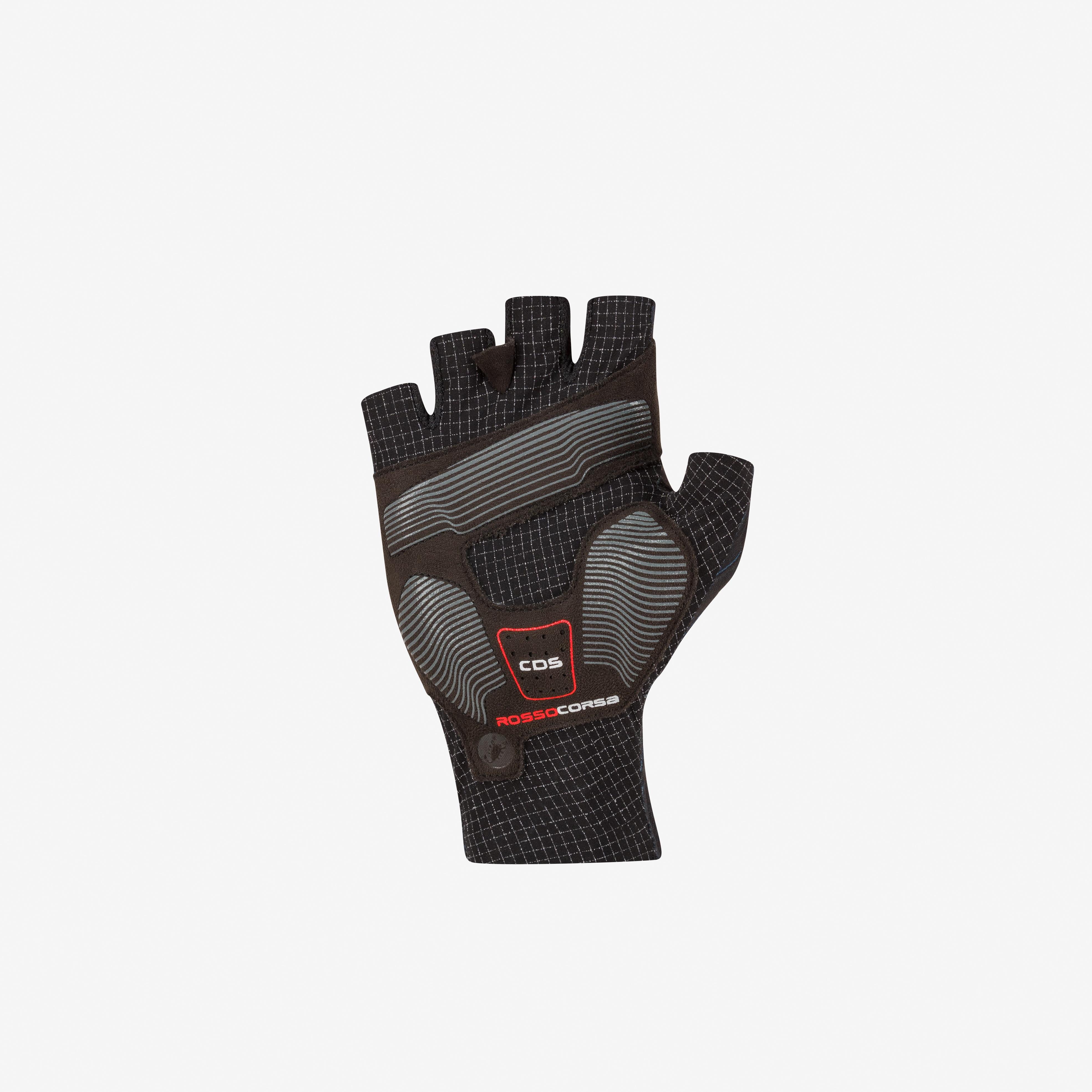 Rosso corsa pro glove - black - castelli