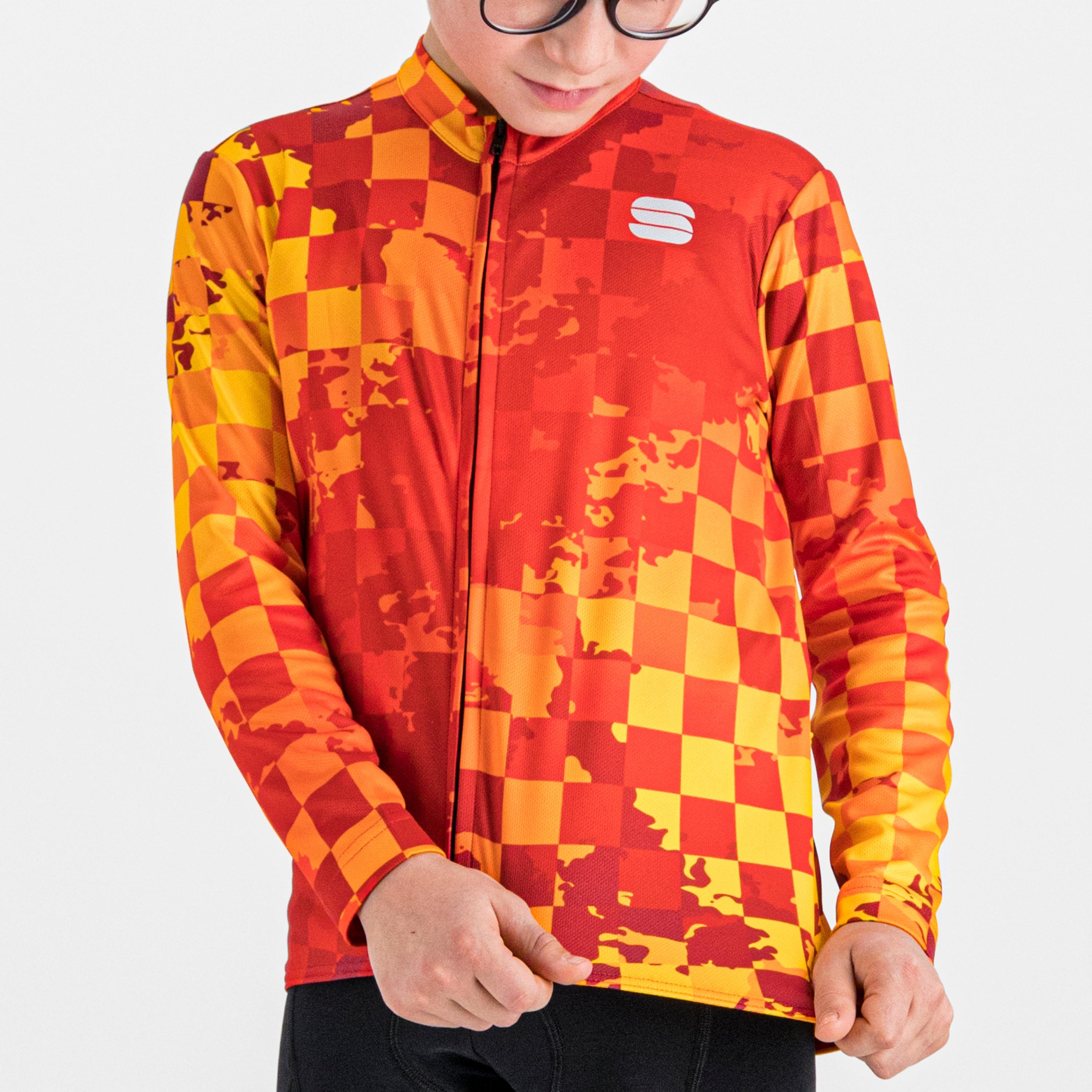 Kid th jersey - chili red - sportful