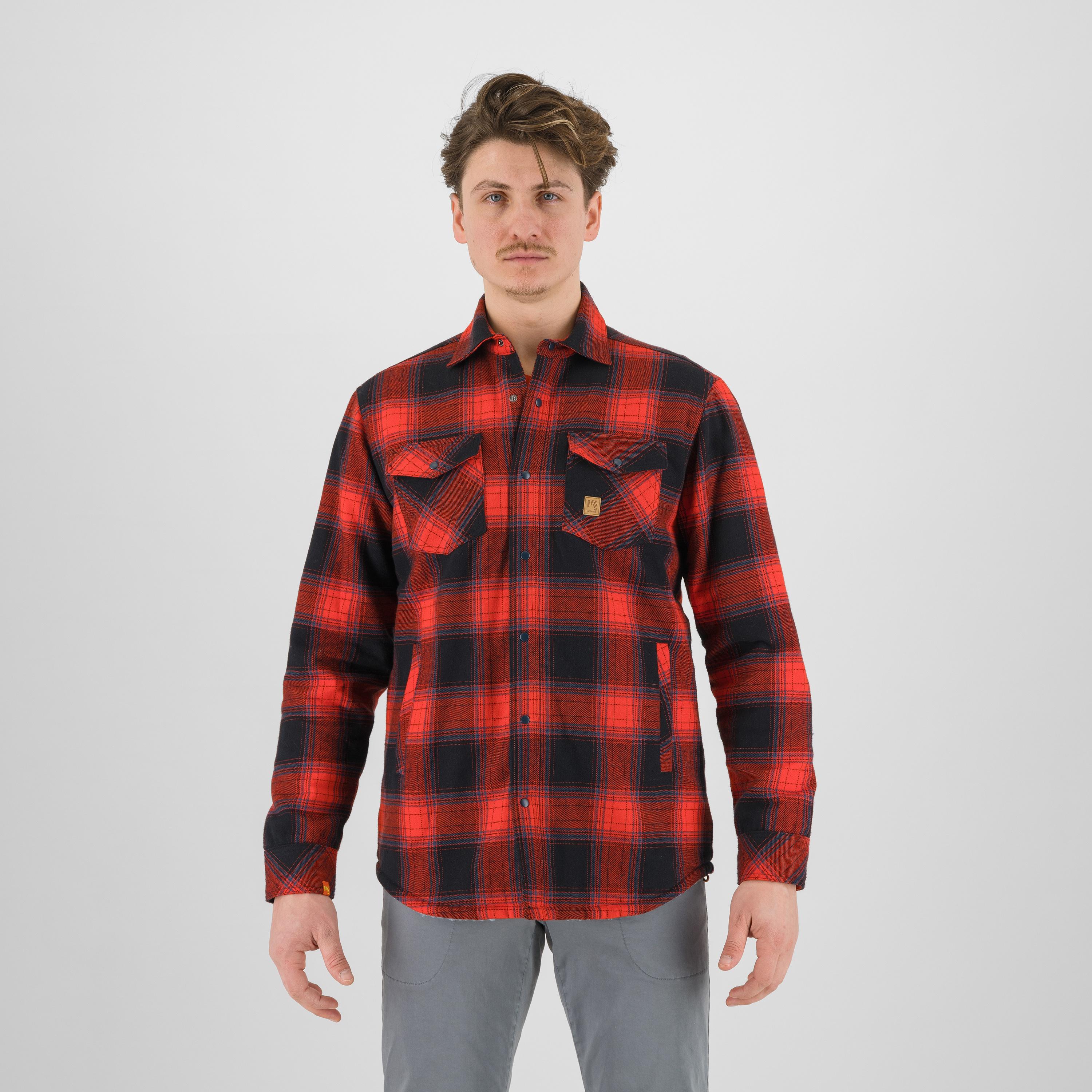 Tasso jacket - fiery red/black - karpos