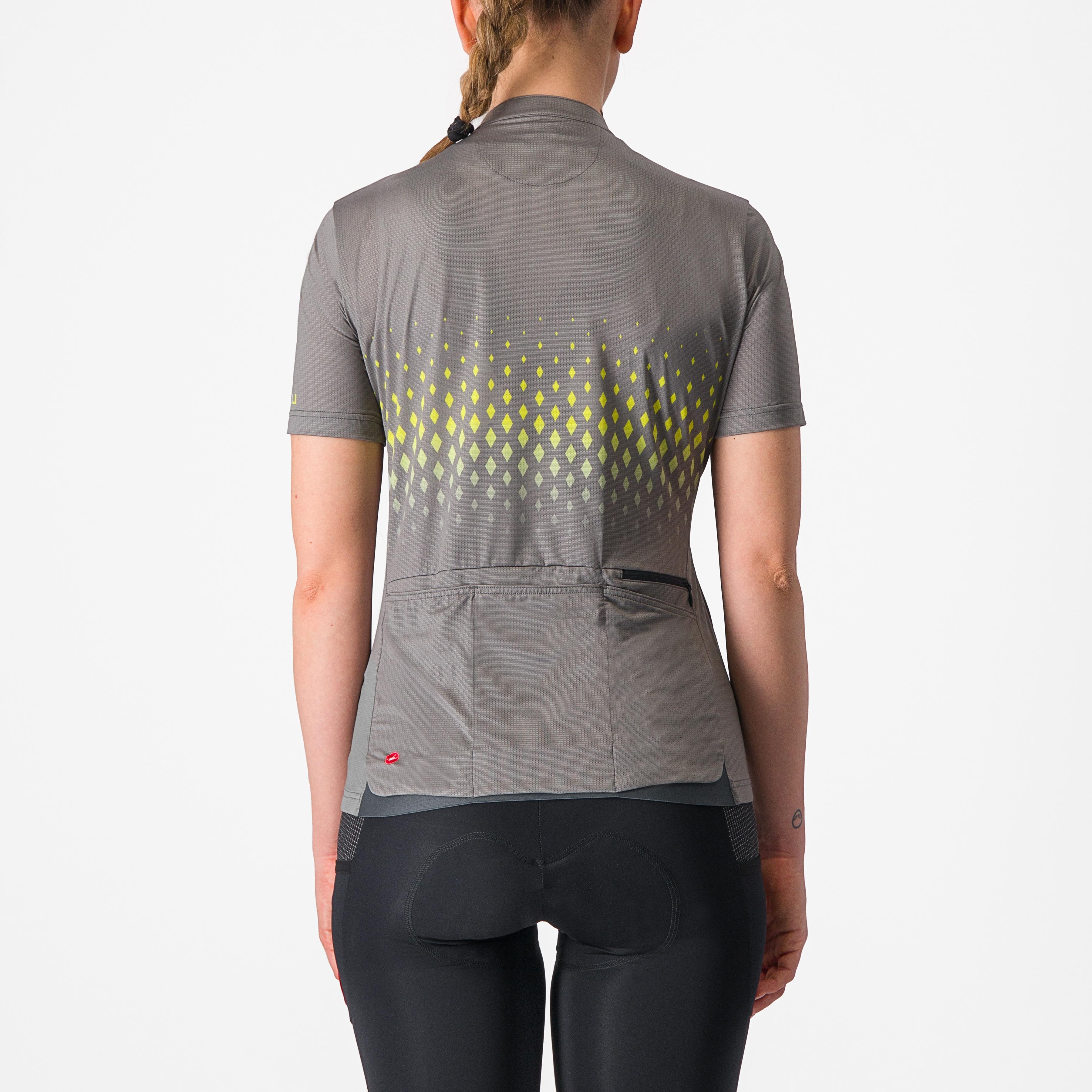Unlimited sentiero 3 jersey - gunmetal gray/sulphur - castelli