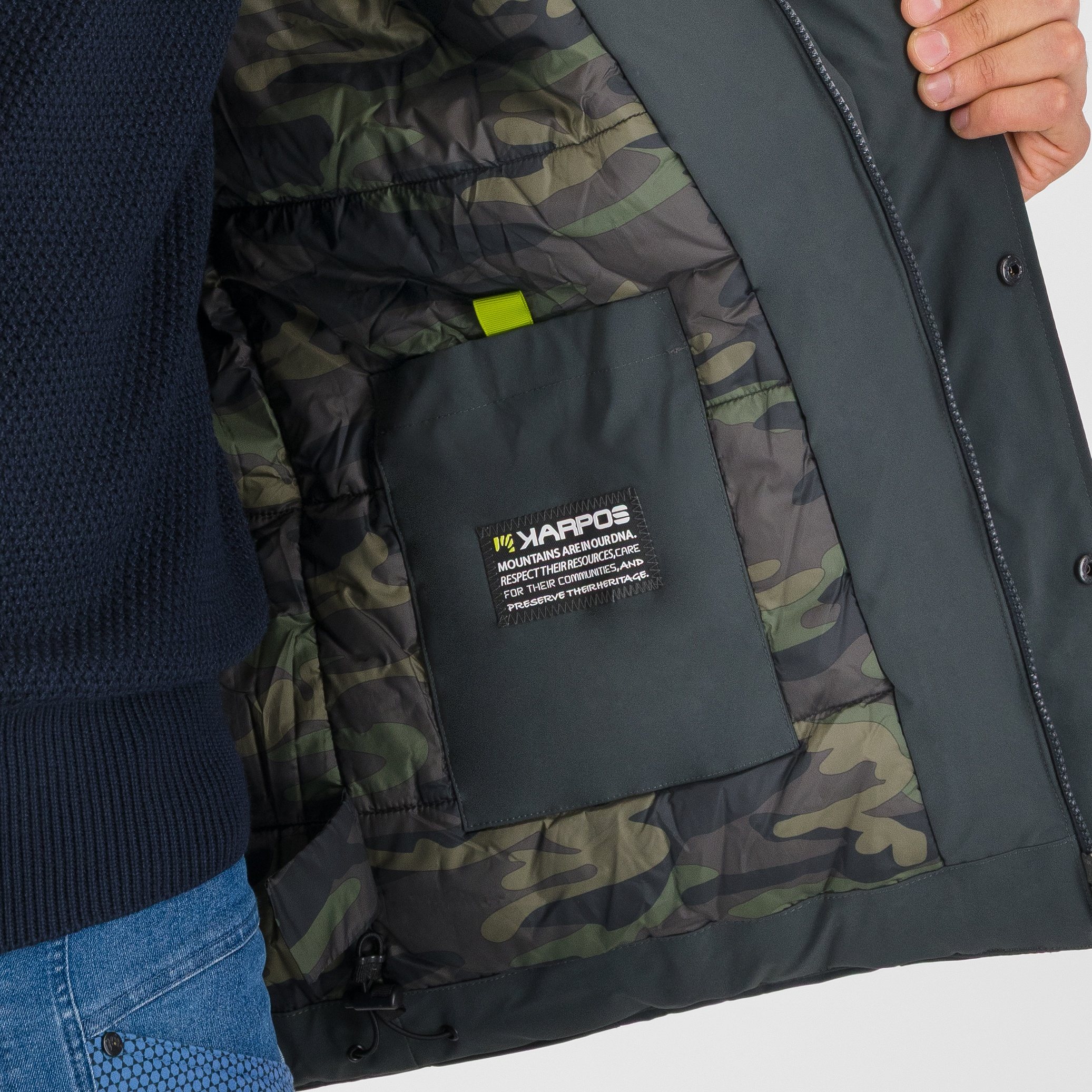 Vandelli jacket - woodl.gray - karpos