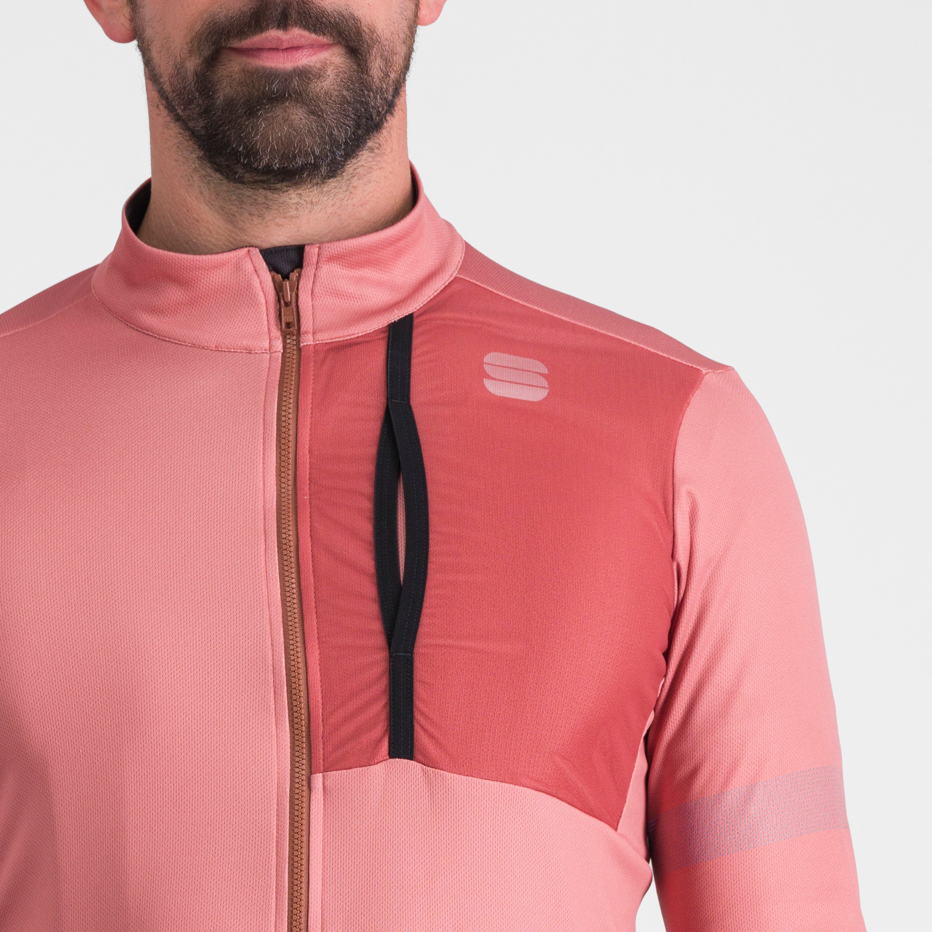 Supergiara thermal jersey - dusty red - sportful