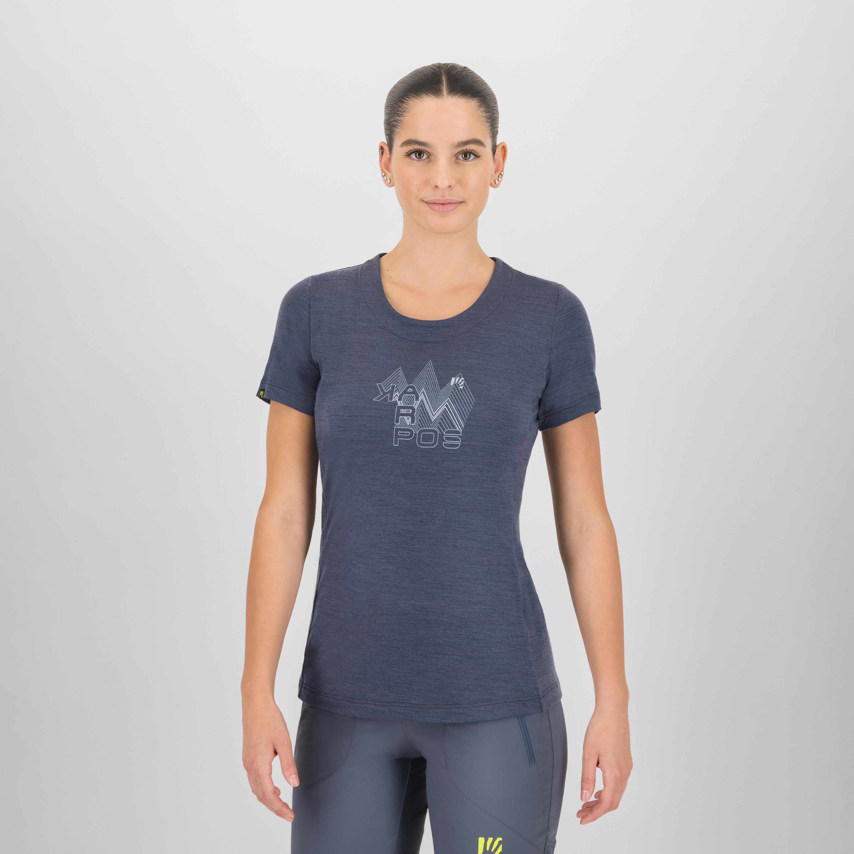 Gusela merino w t-shirt - ombre blue - karpos