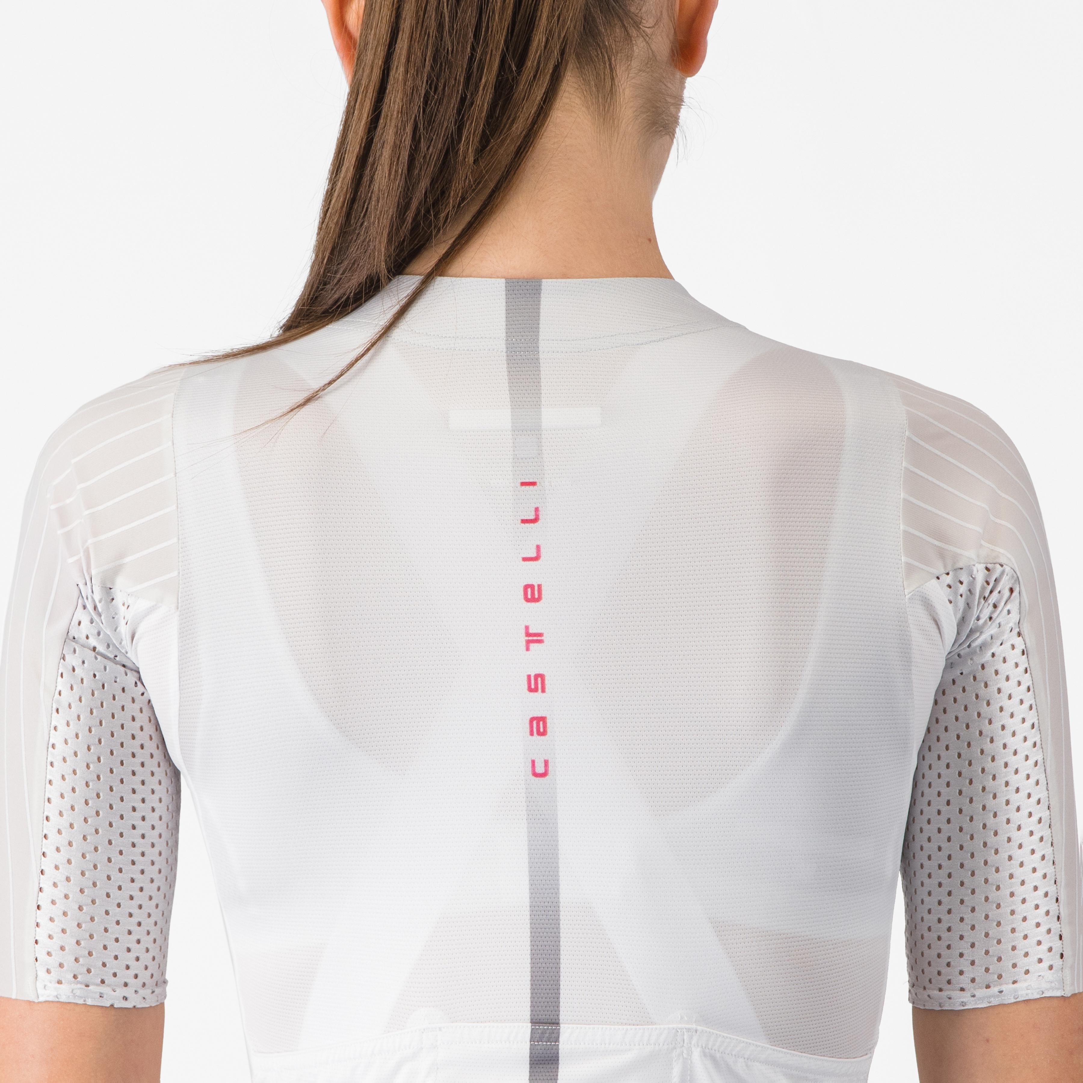 Aero pro 8s w jersey - silver gray - castelli