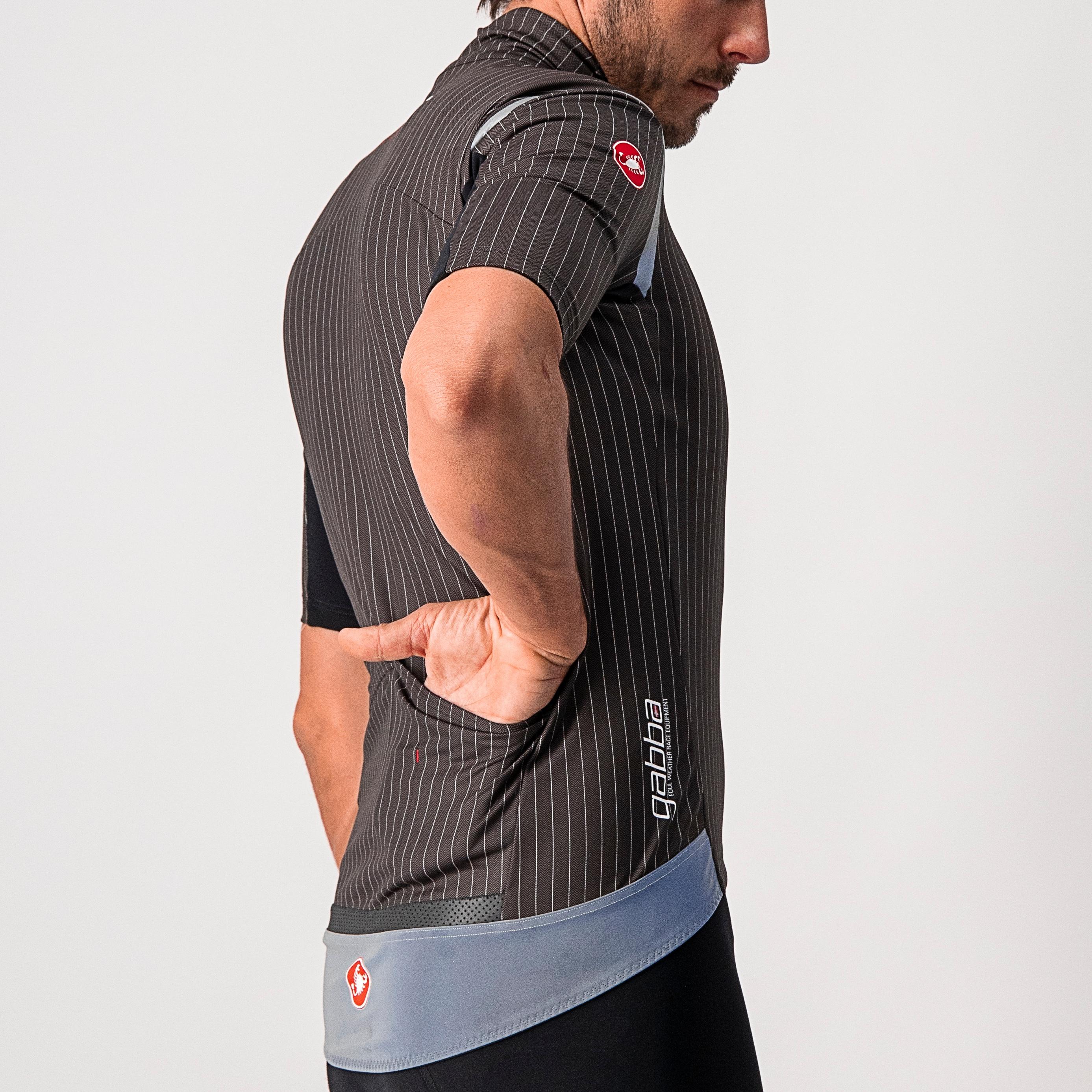 Gabba ros - charcoal/pinstripe - castelli