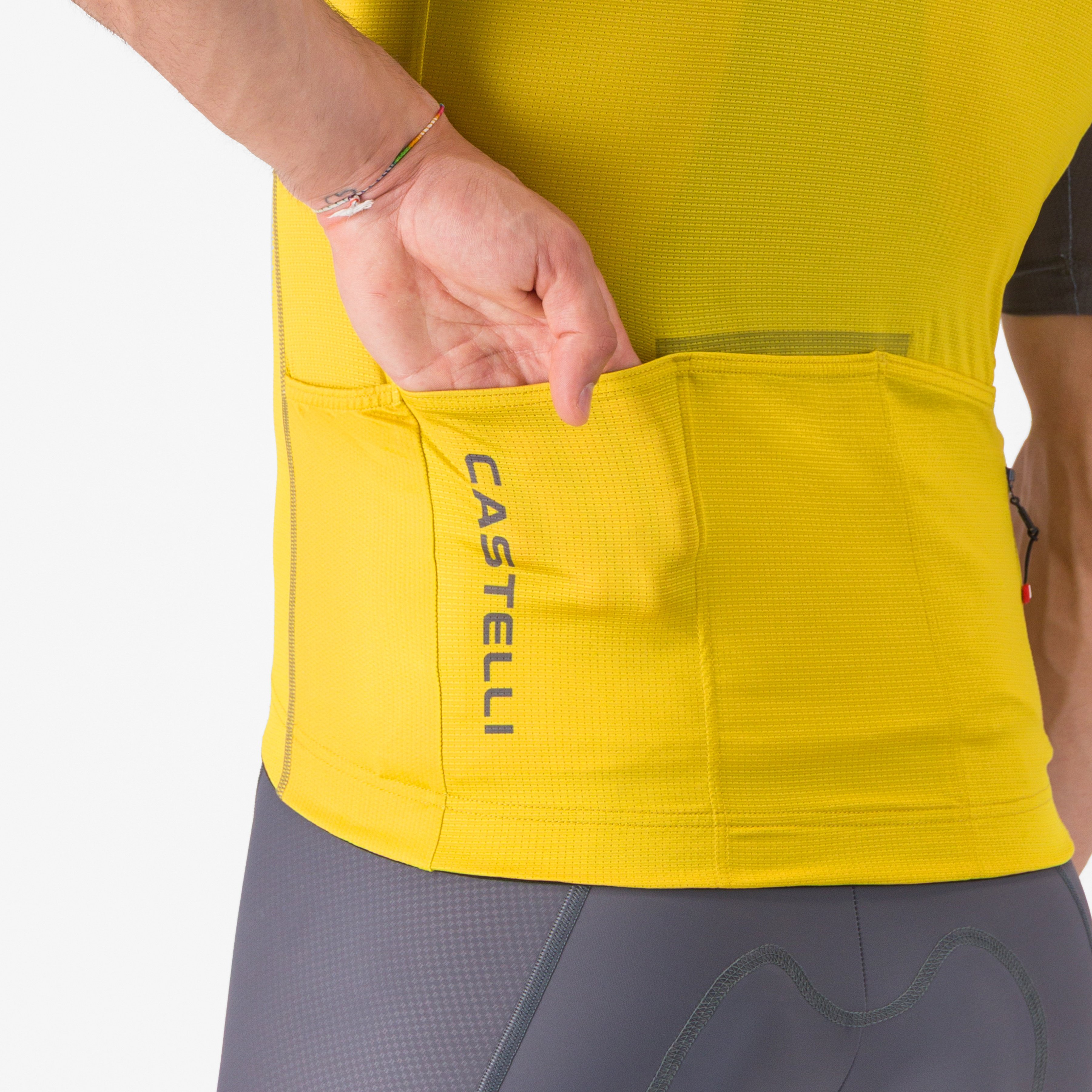 Unlimited endurance 3 jersey - mango mojito/smoky gray-elmwoo - castelli