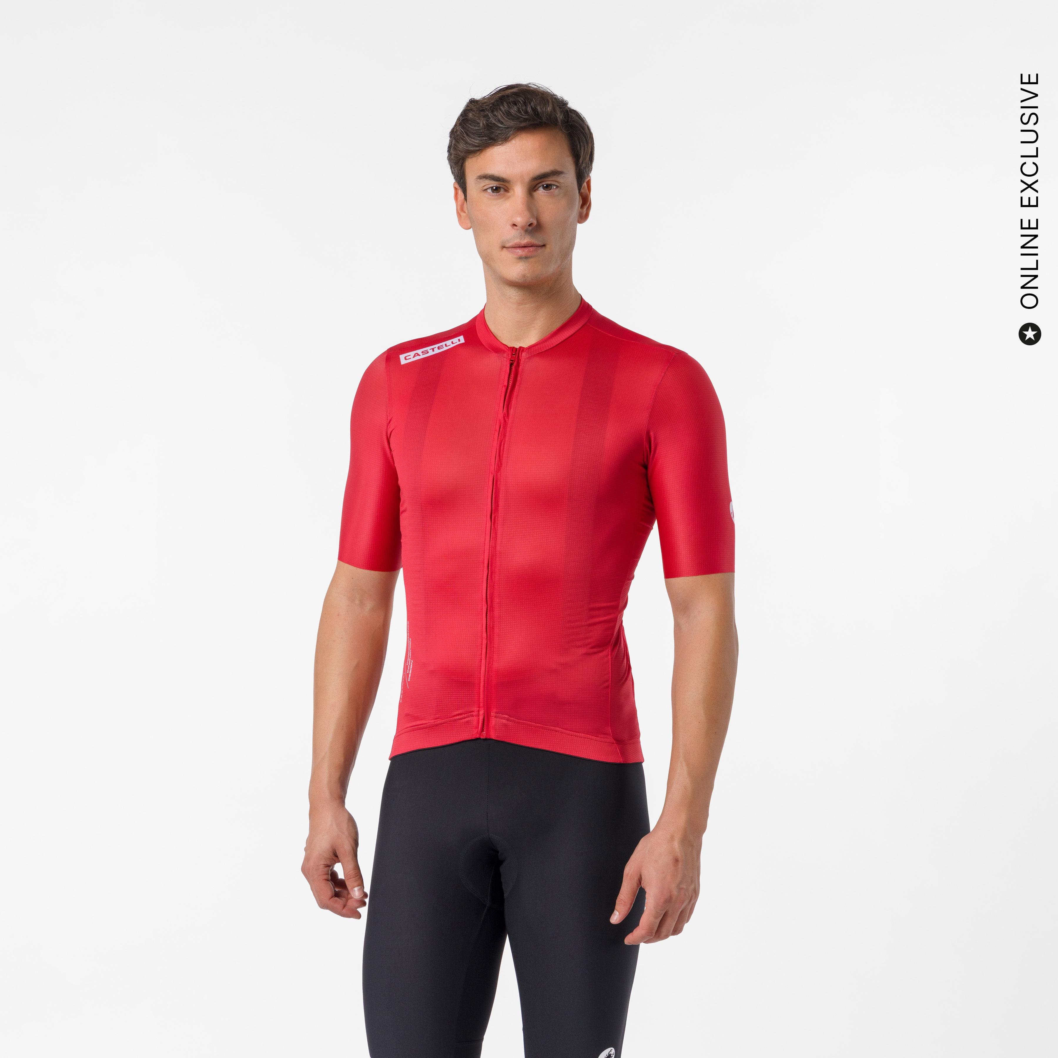 Quadro jersey - rich red/white - castelli