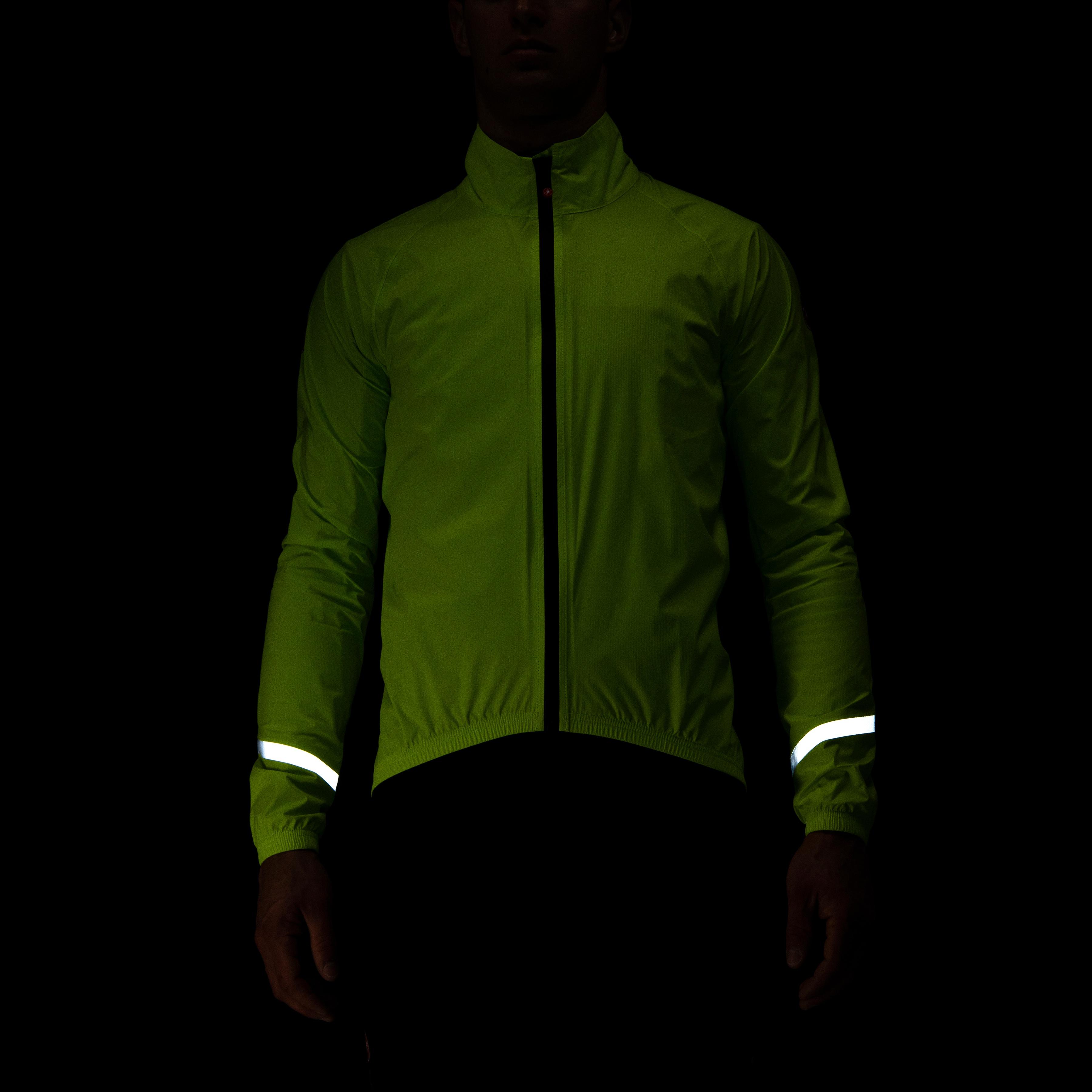 Emergency 2 rain jacket - electric lime - castelli
