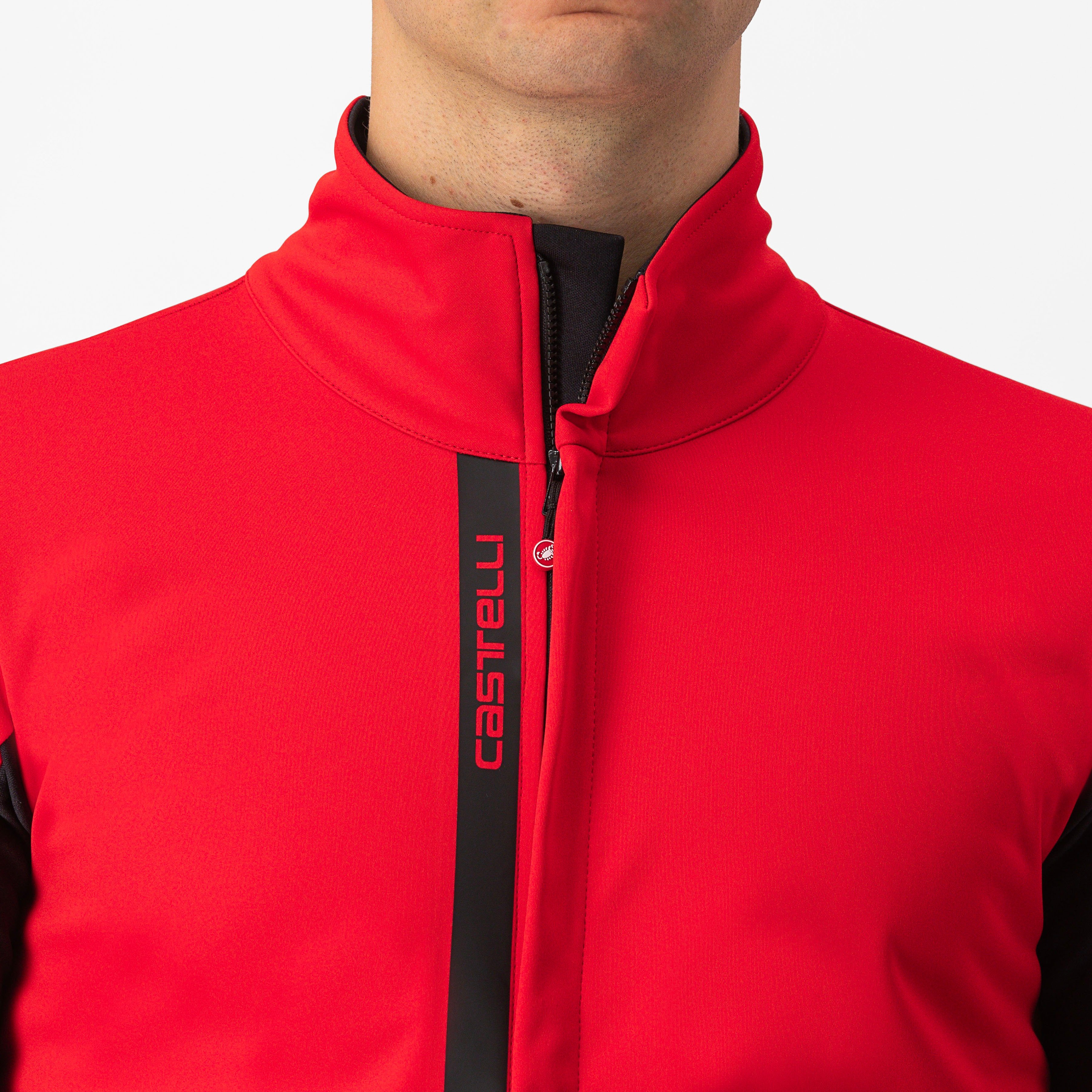 Entrata jacket - red/black light black - castelli