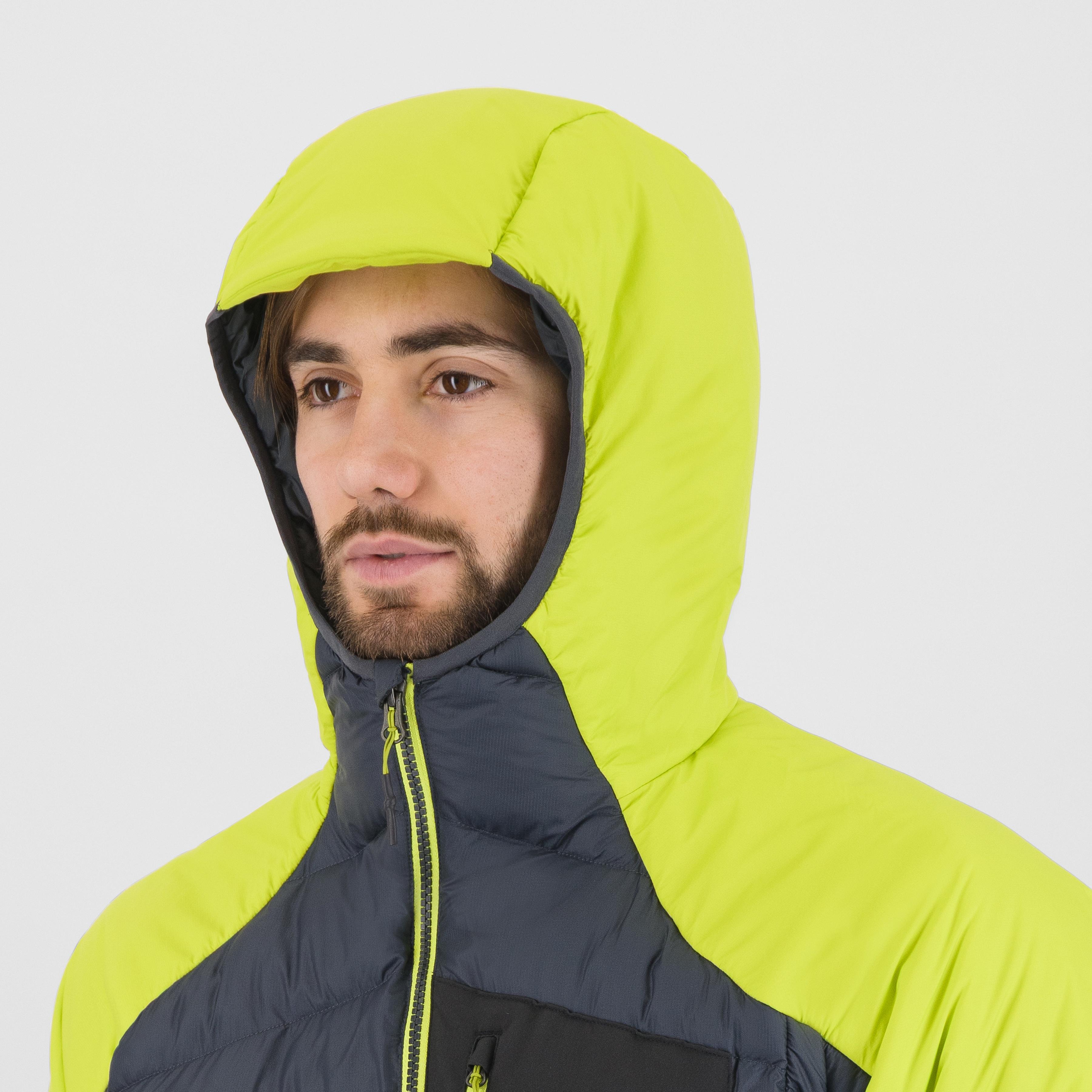 Lastei up jacket - woodl.gray/acid lime - karpos