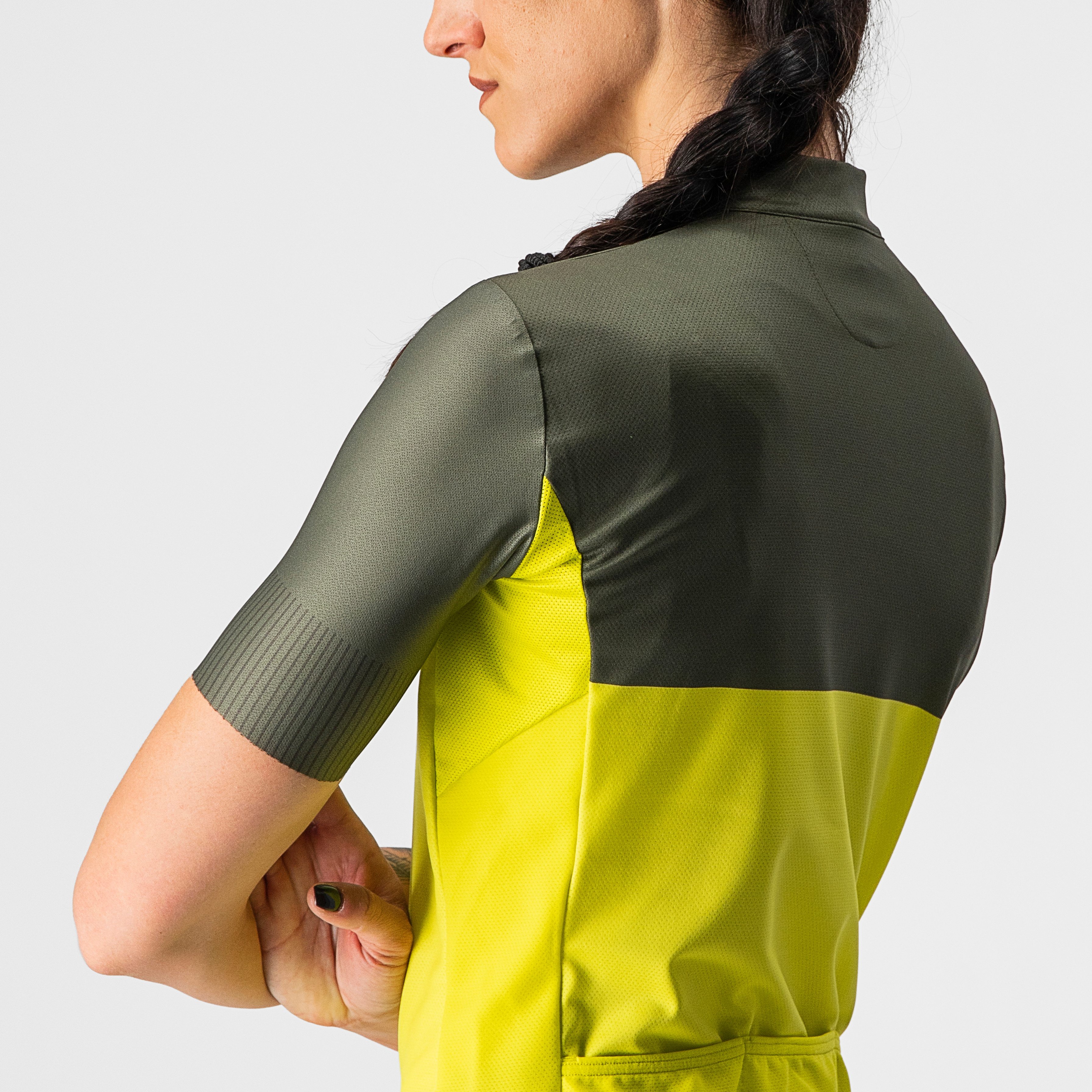 Velocissima jersey - sulphur/military green - castelli