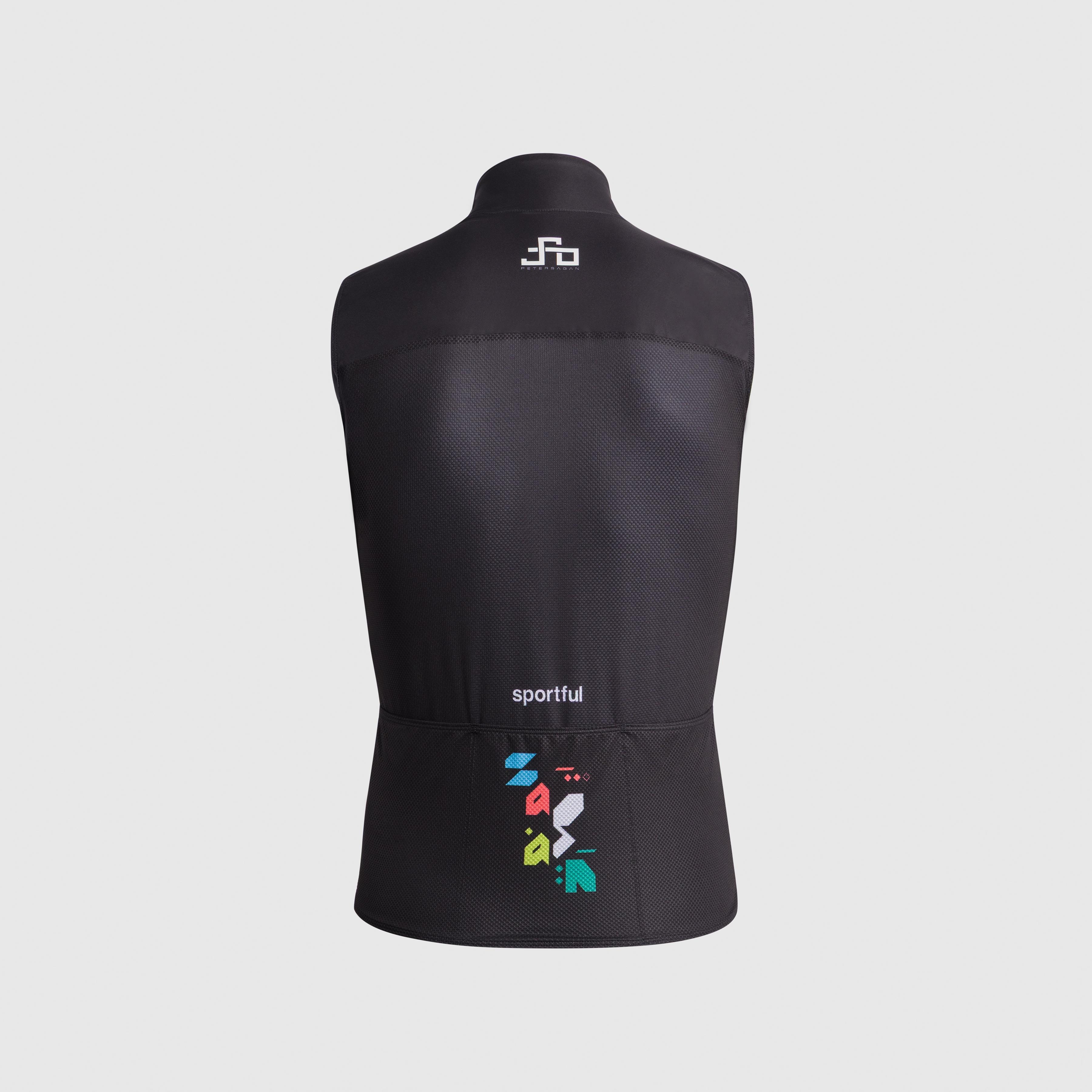 Sagan pro 2 vest - black - sagan 10th anniversary - sportful