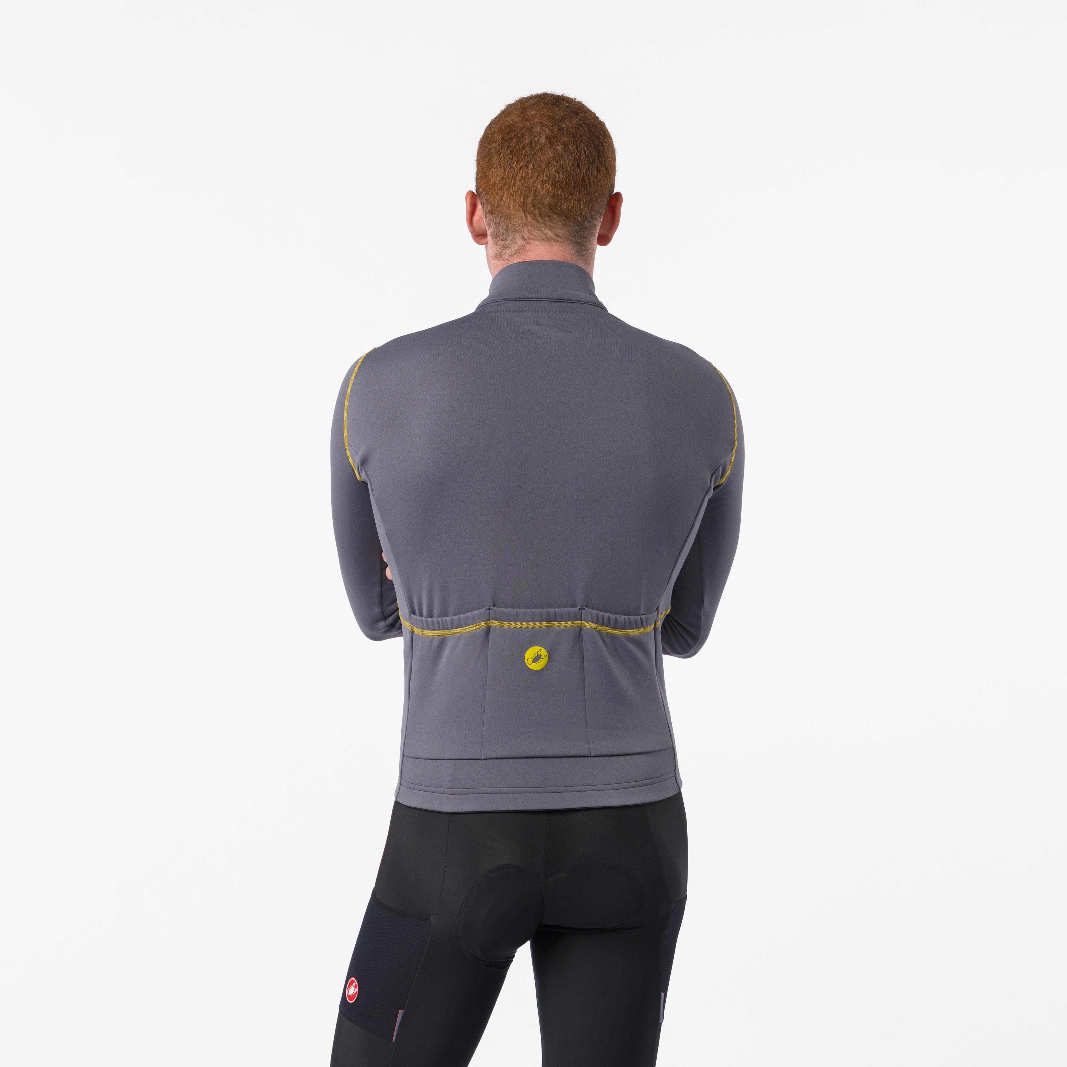 Unlimited trail 2 jersey - smoky gray/mango mojito - castelli