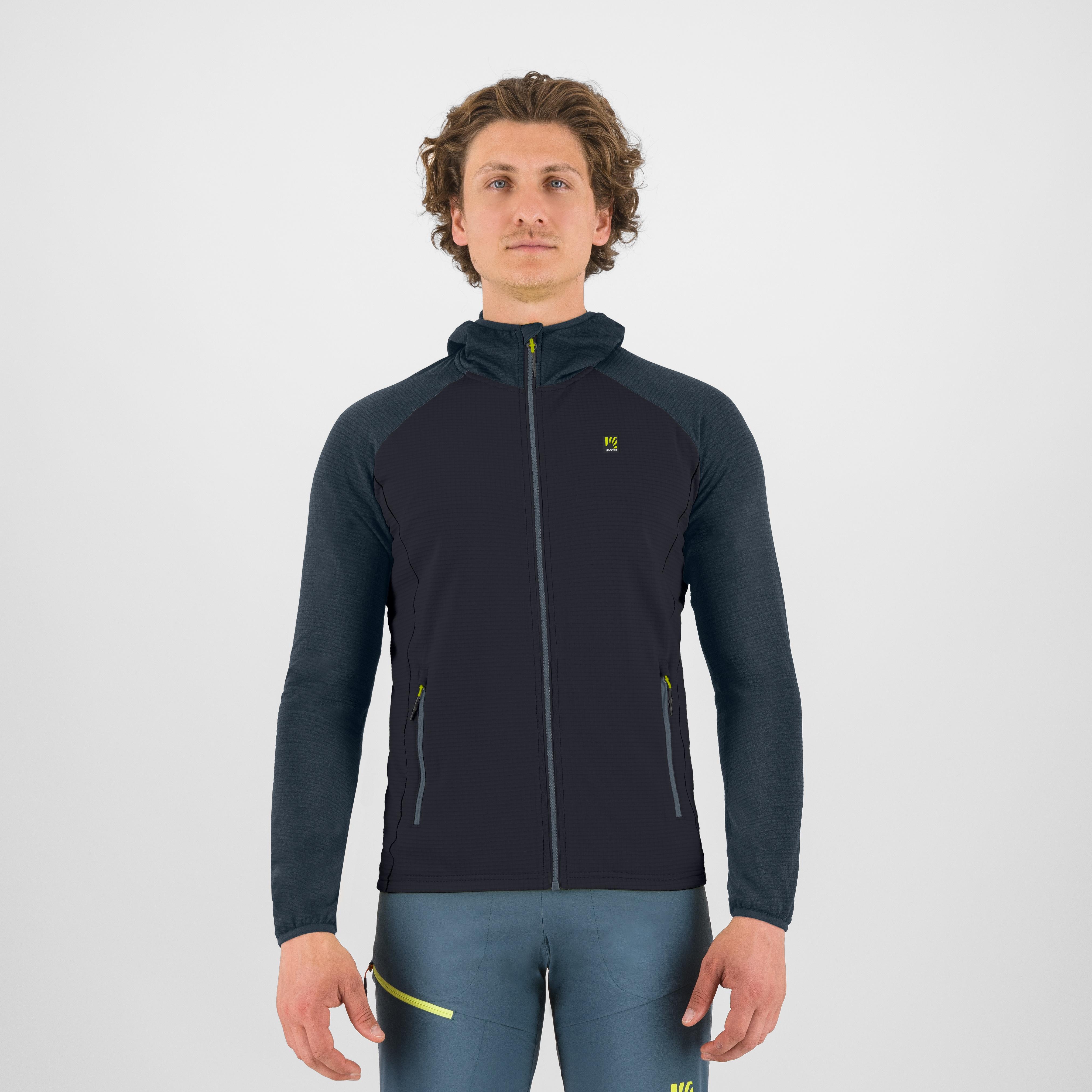 Ambrizzola full-zip hoodie - vulcan/dark slate - karpos