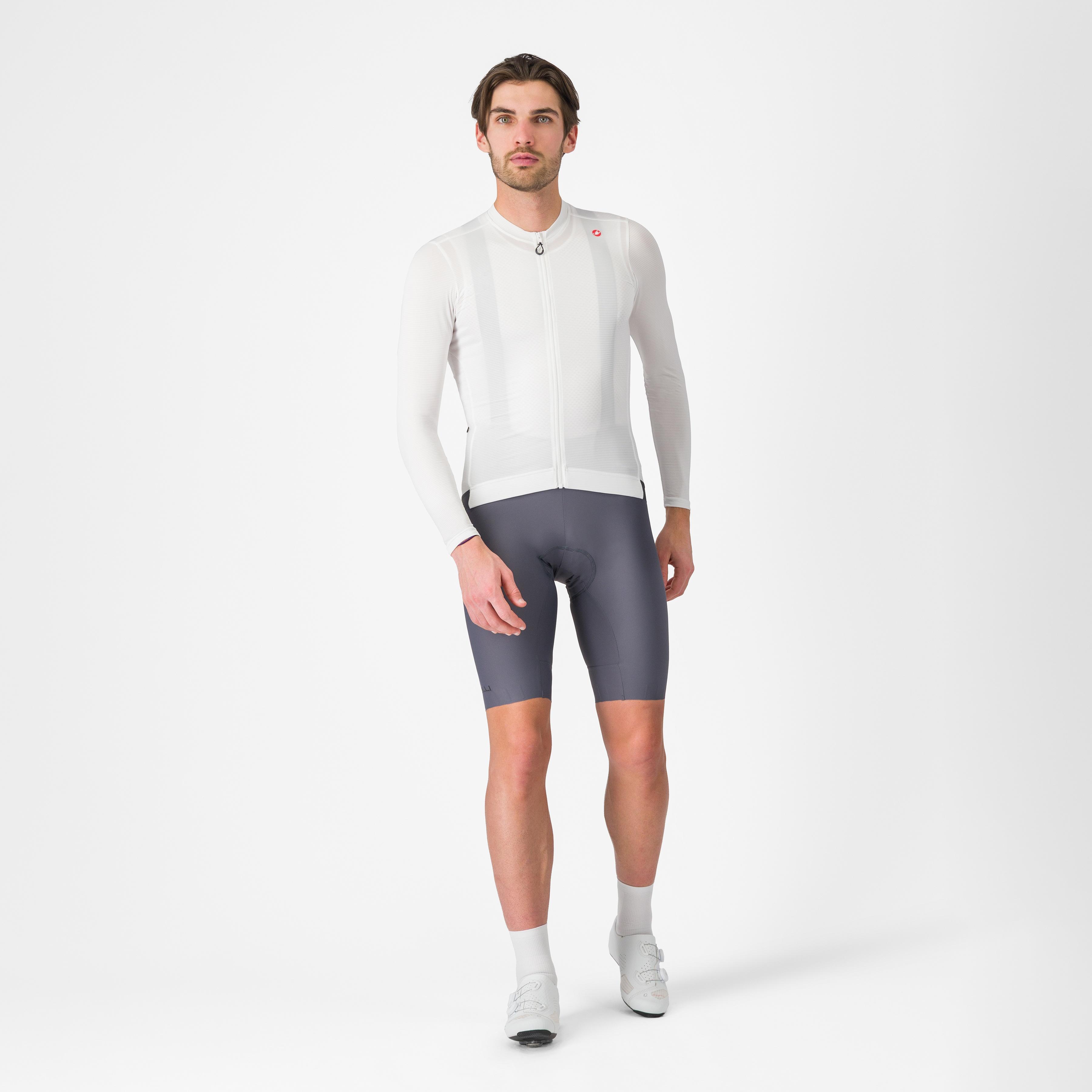 Espresso ls jersey - ivory/dark gray - castelli