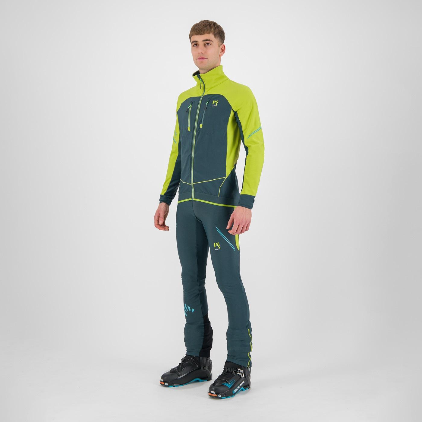 Alagna evo jacket - forest/kiwi colada - karpos
