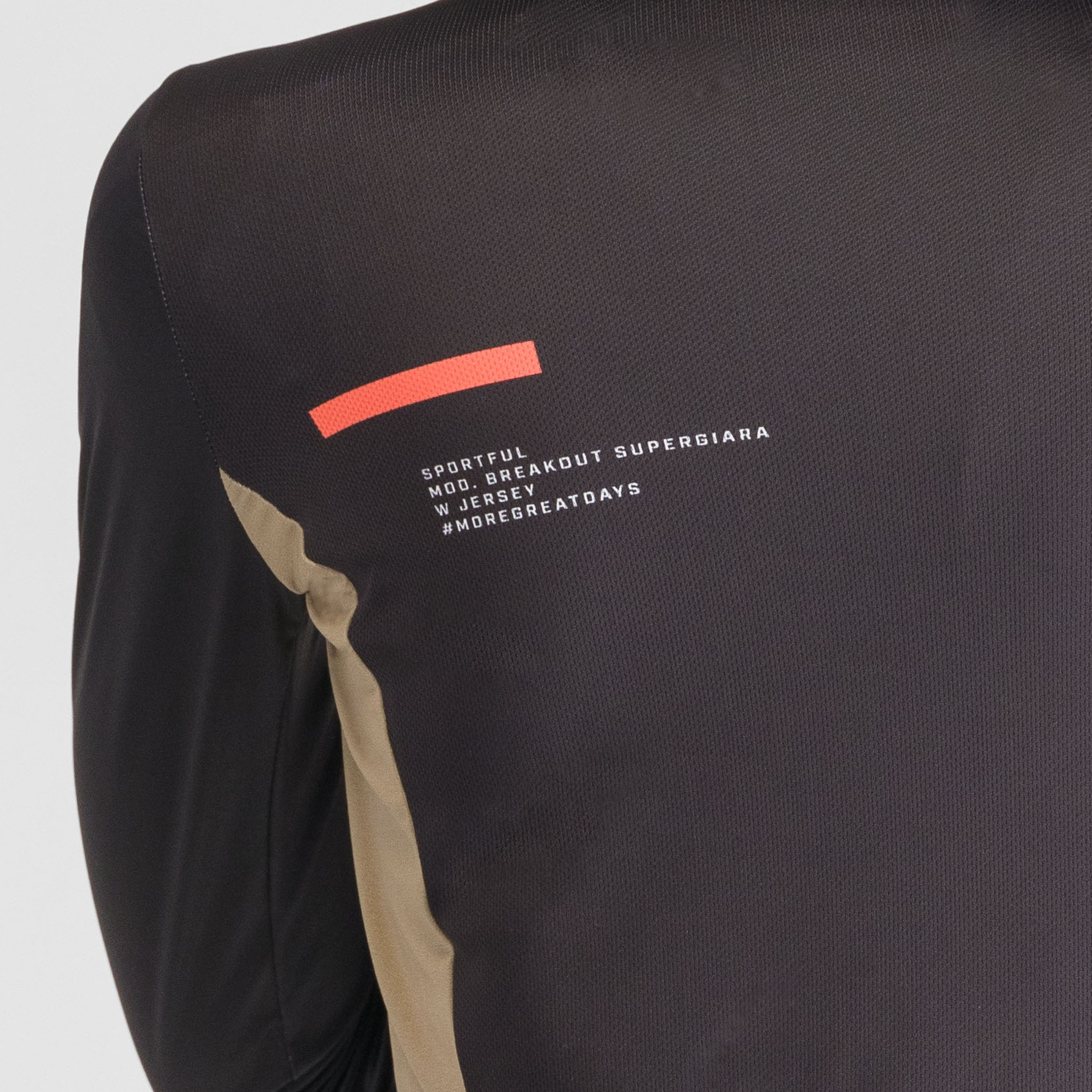 Breakout supergiara w thermal jersey - black teal blu pompelmo - sportful