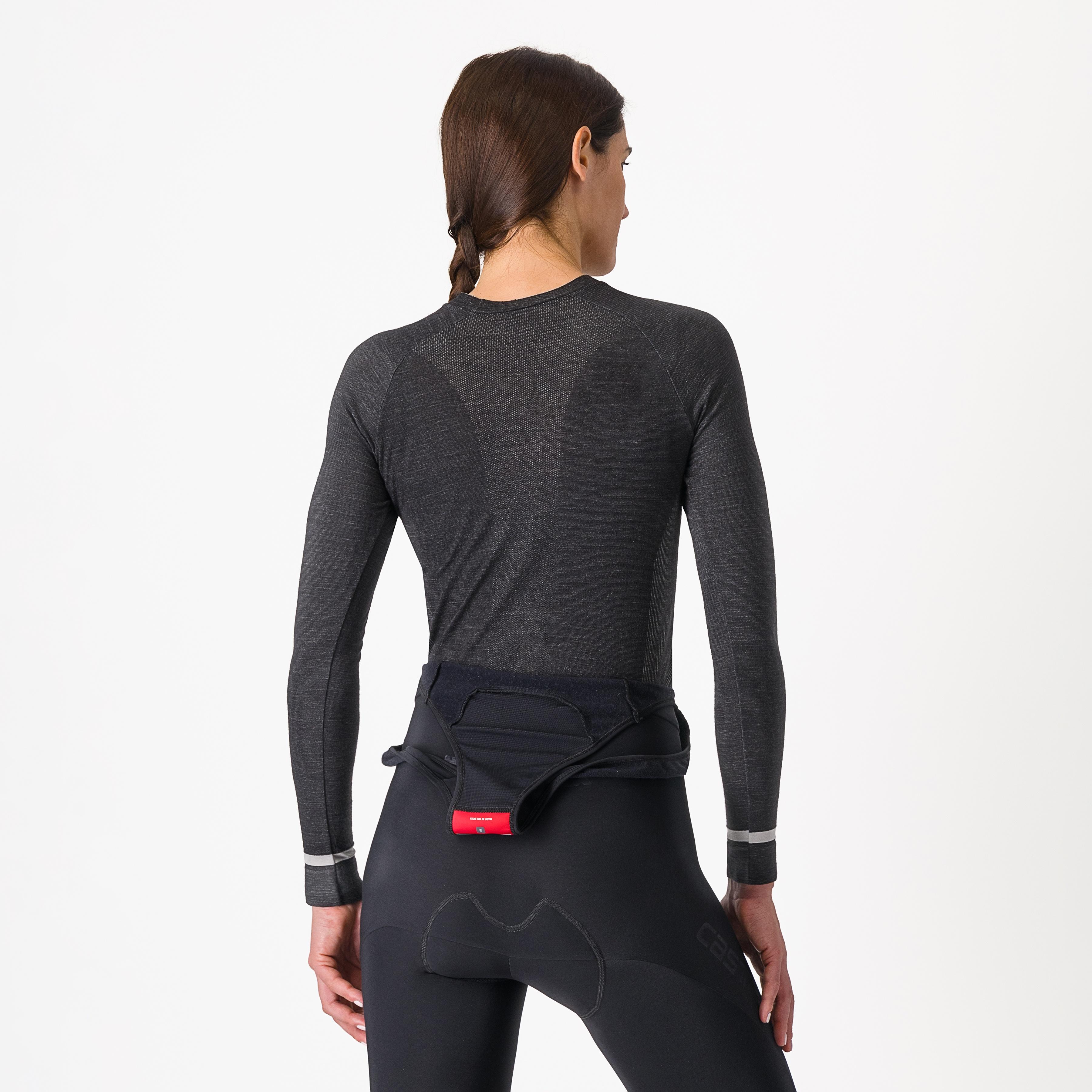 Merino seamless w baselayer - black - castelli
