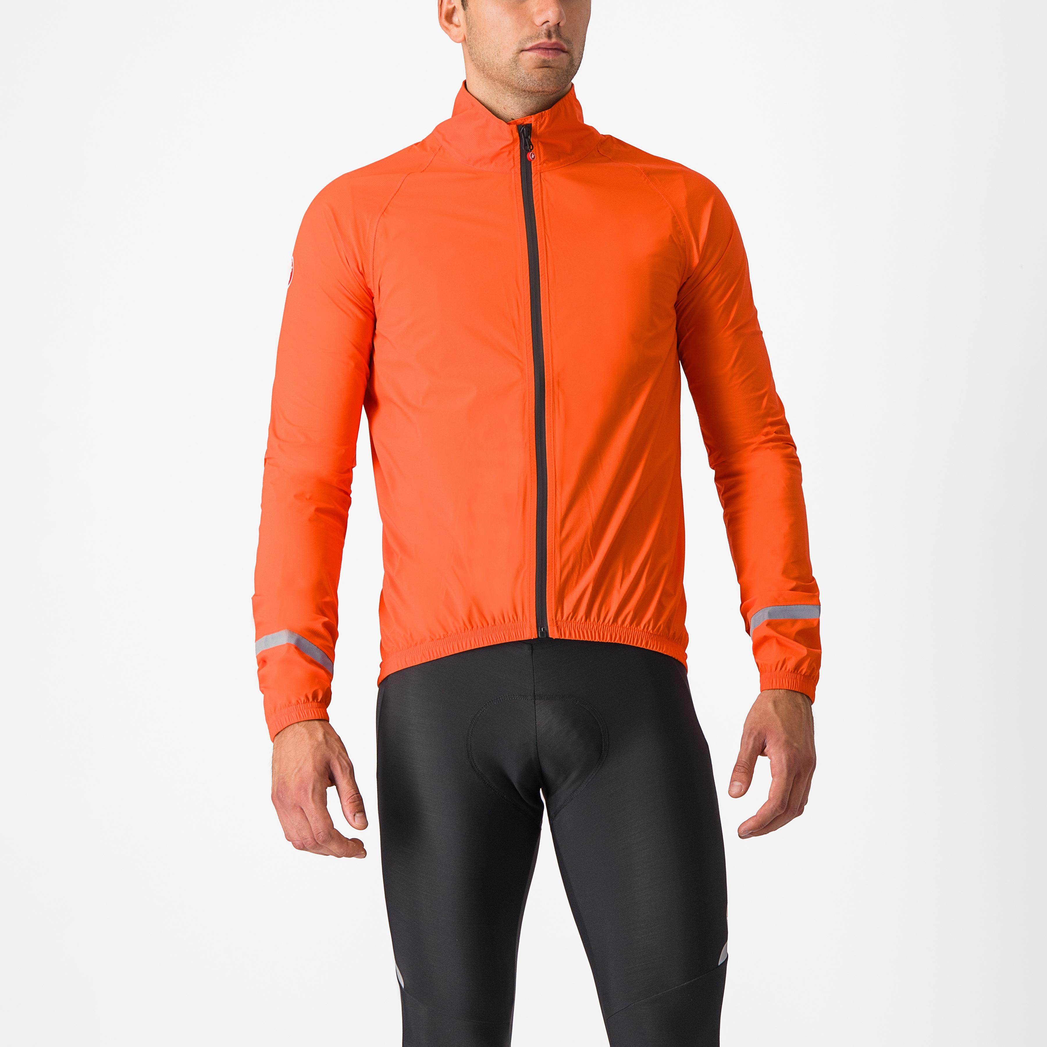 Emergency 2 rain jacket - brilliant orange - castelli
