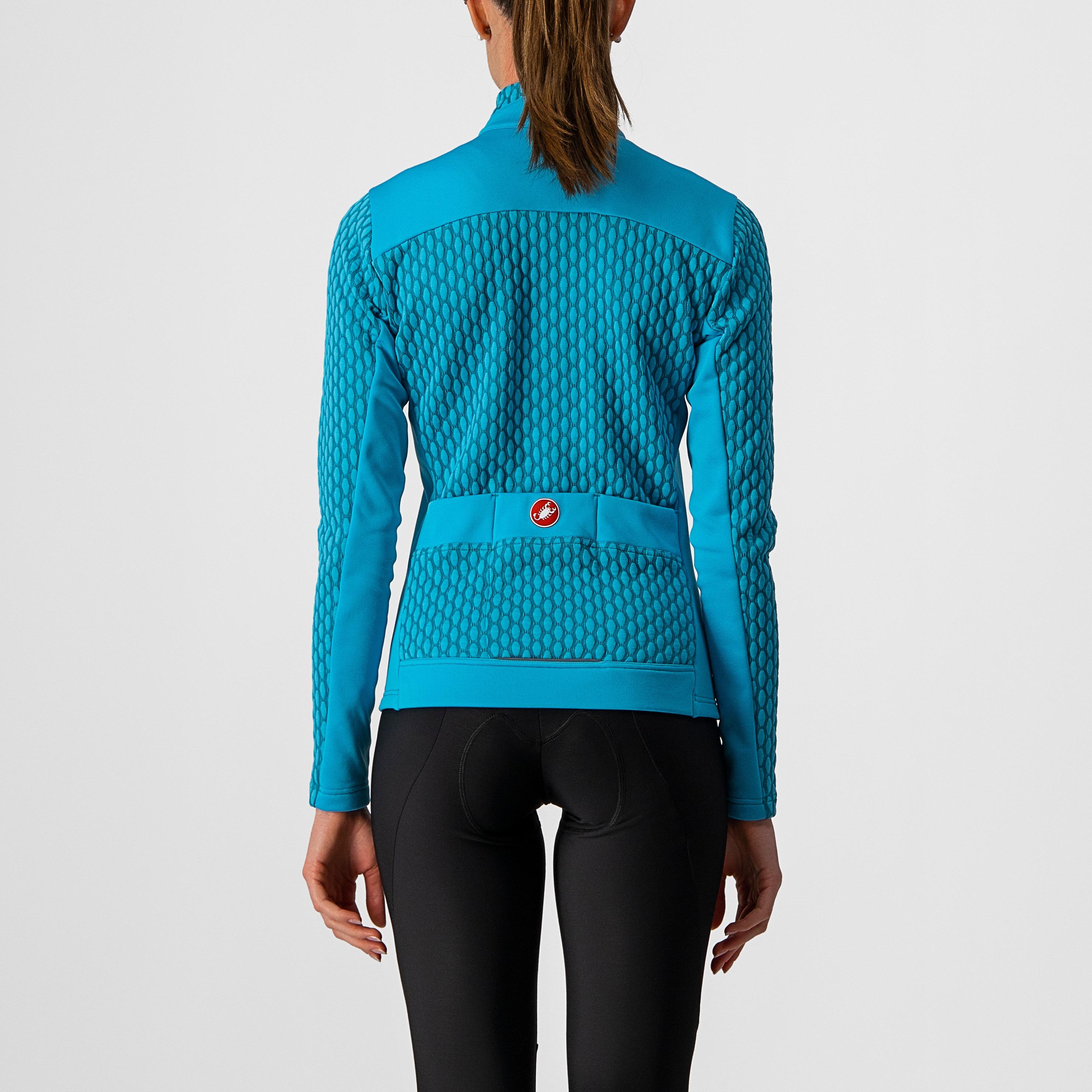 Sfida 2 jersey fz - teal blue/sky blue - castelli