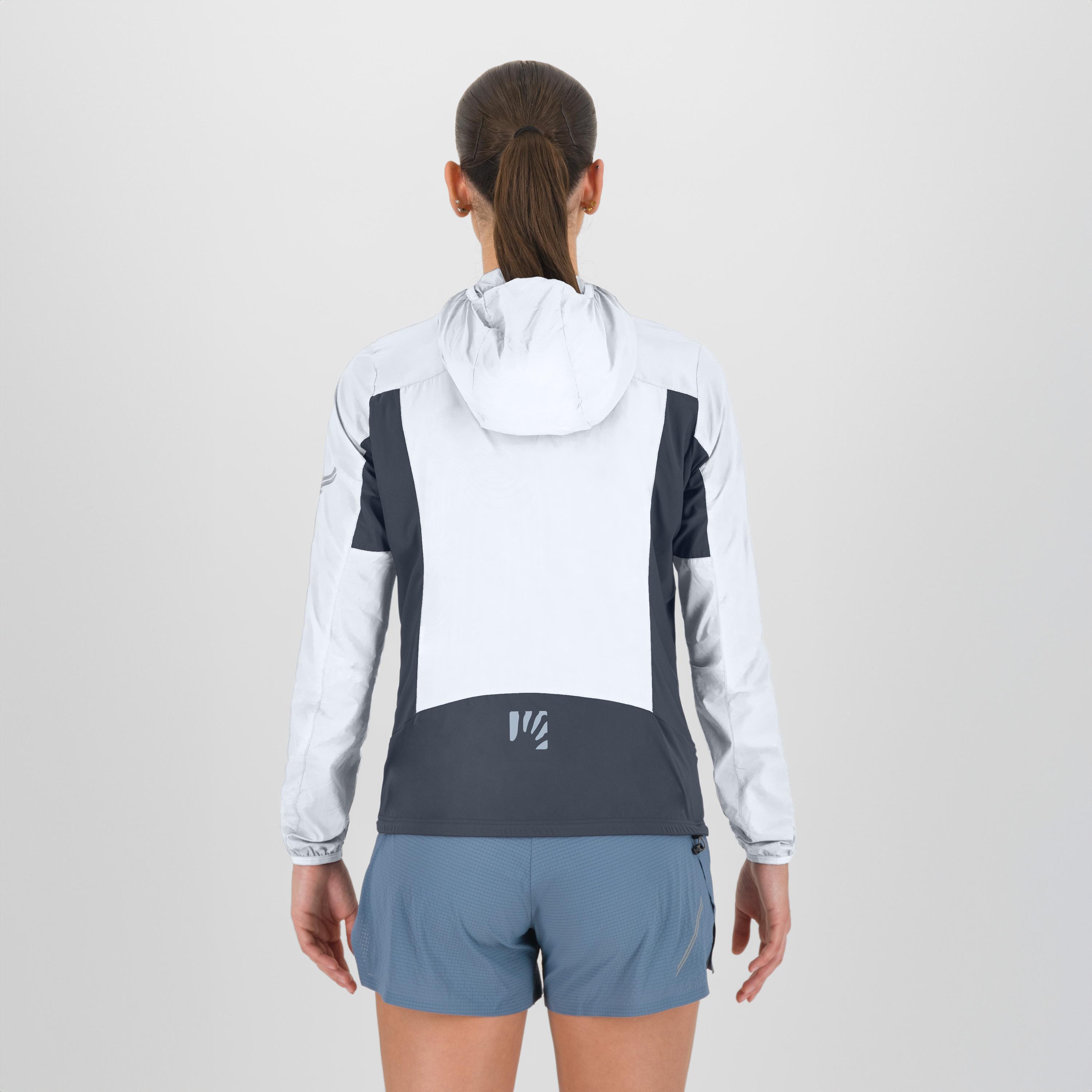 Lot evo w jacket - bright white/ombre blue - karpos