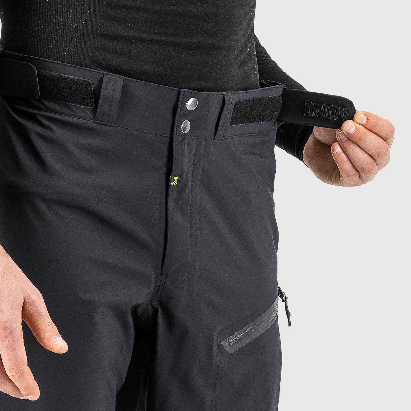 Storm evo pant - black dark grey - karpos