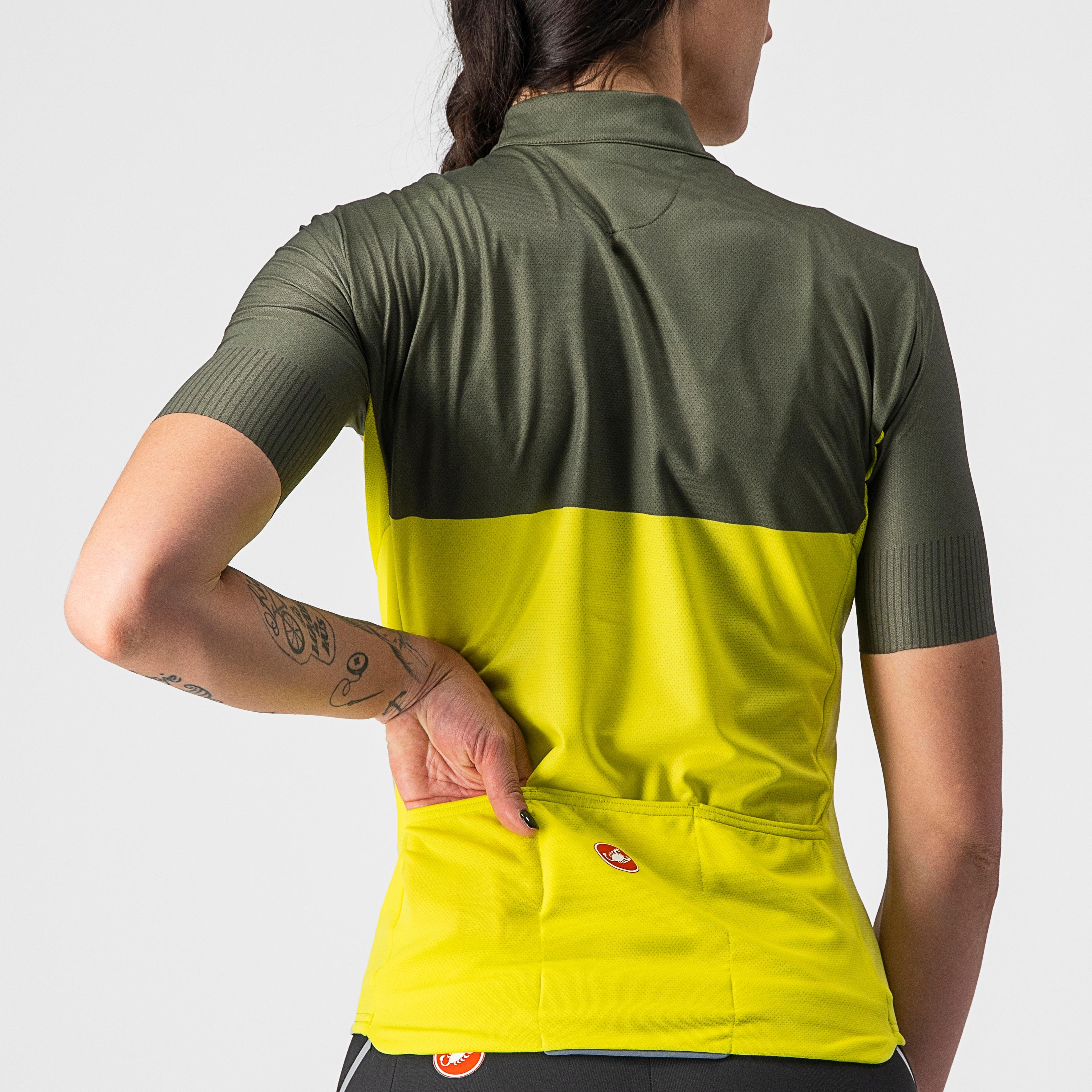 Velocissima jersey - sulphur/military green - castelli