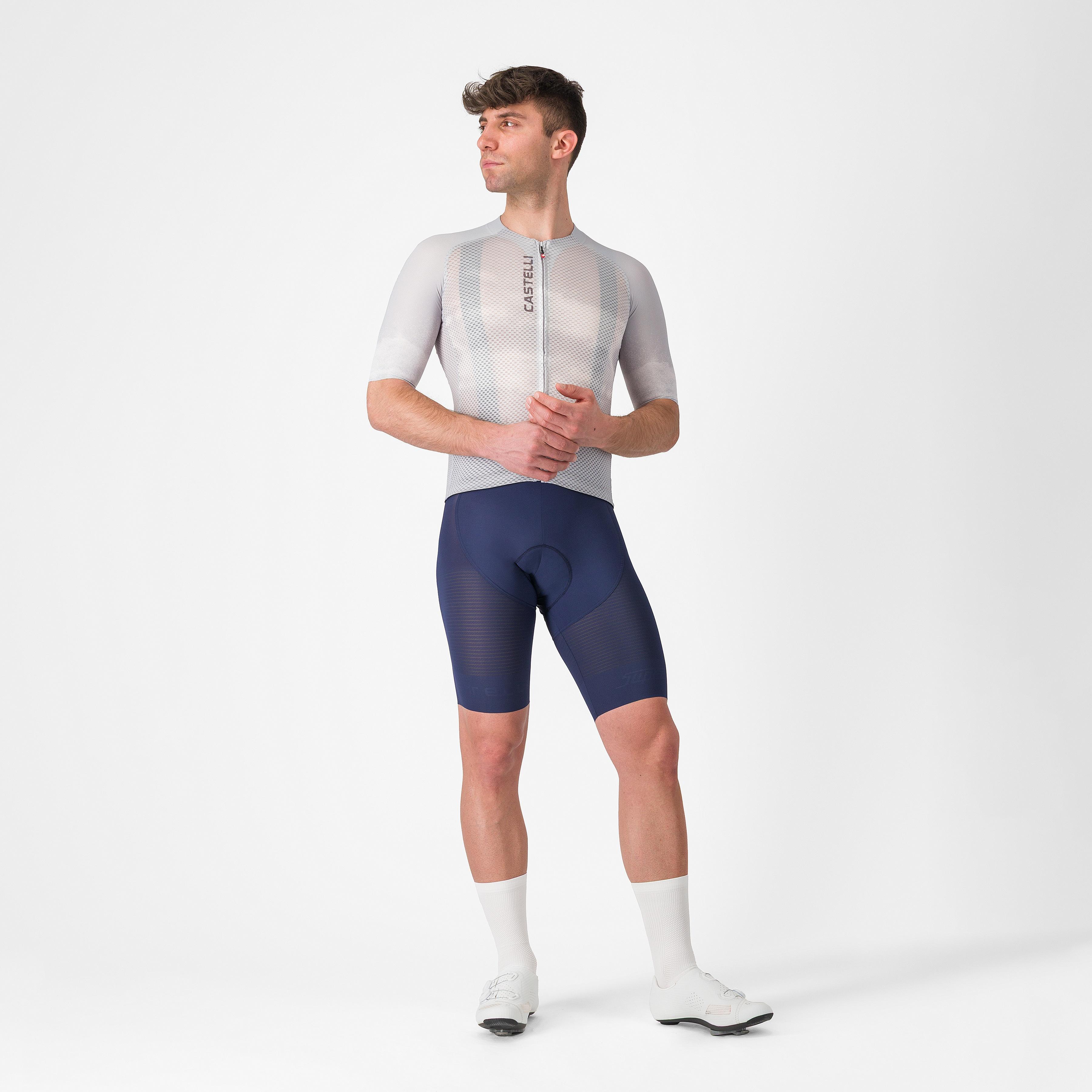 Climber's a/c jersey - silver gray/smoky gray - castelli