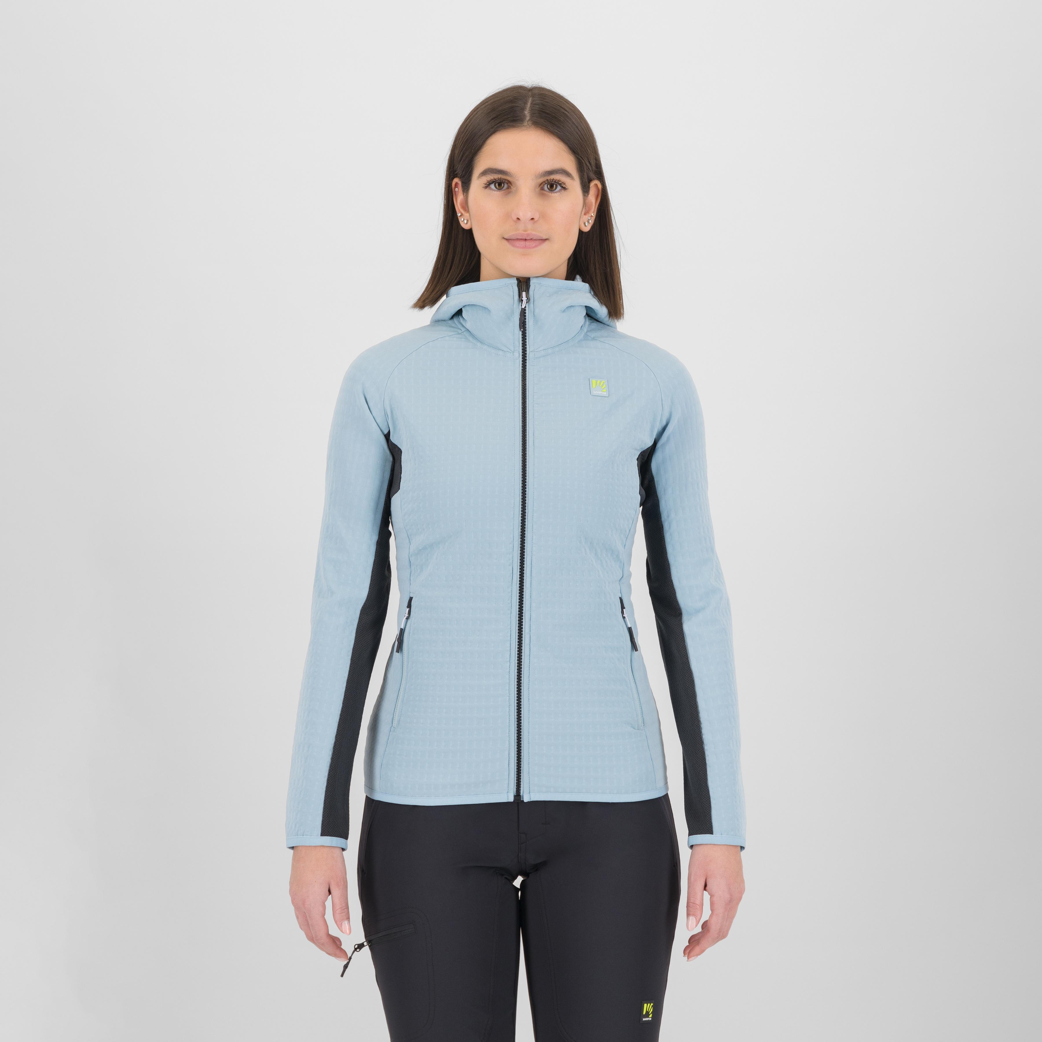 Marmolada hoodie w fleece - forget/black - karpos