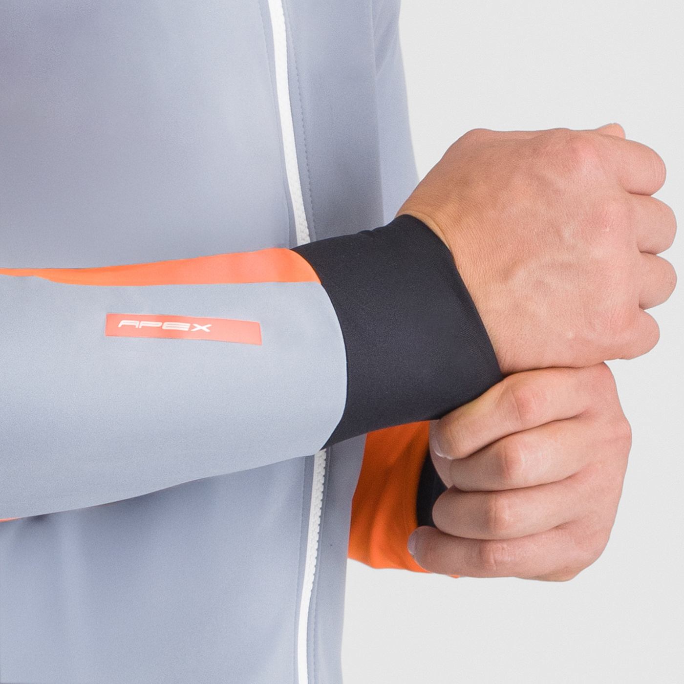 Apex light jacket - cement/orange/black - sportful