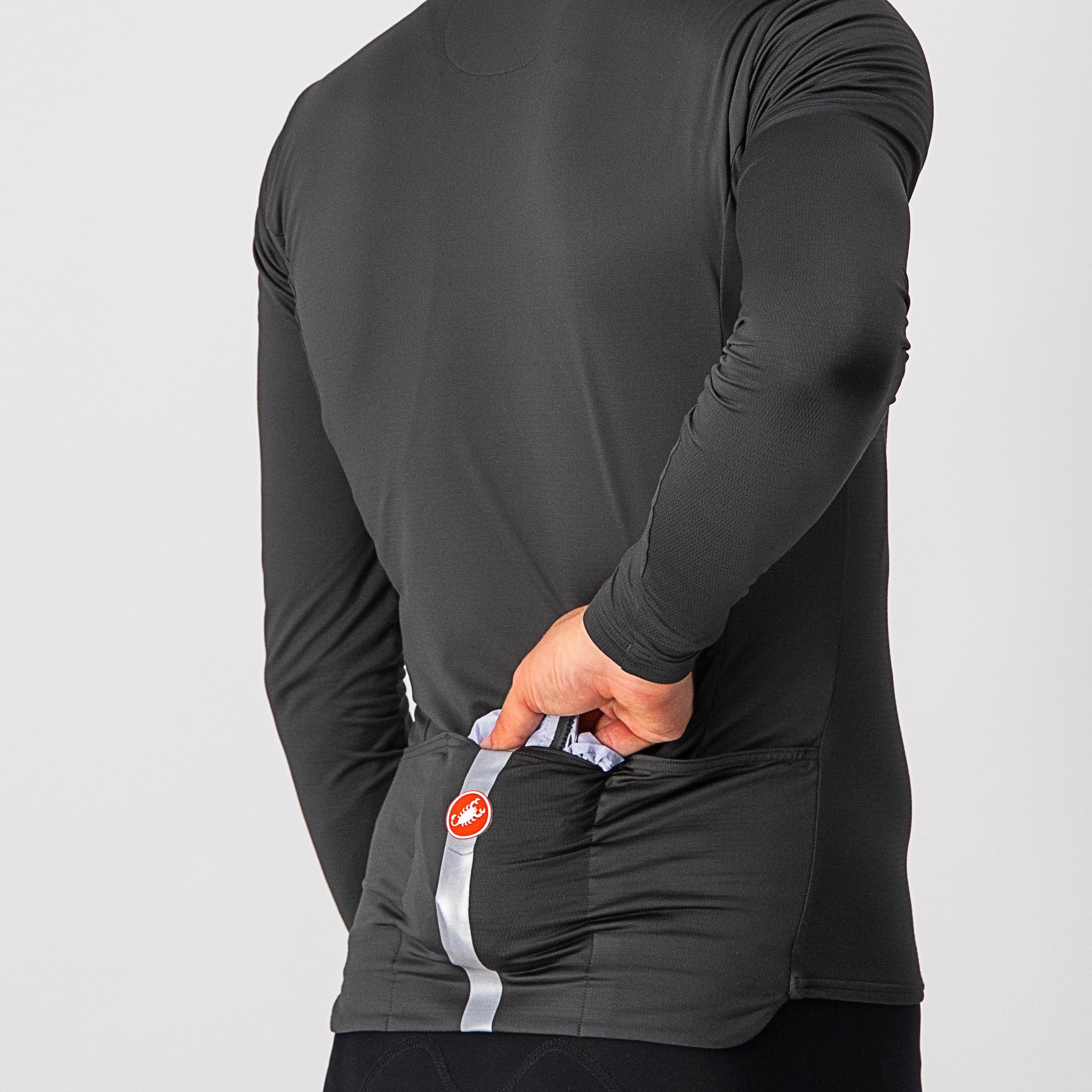 Squadra stretch jacket - silver gray/dark gray - castelli