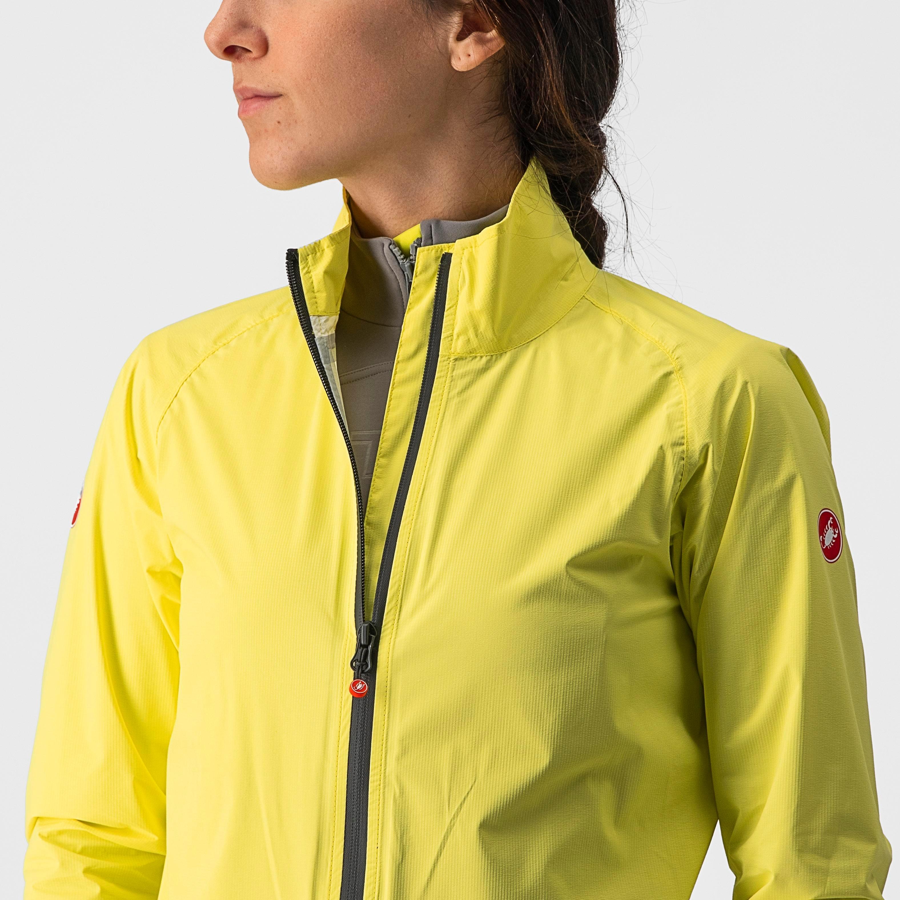 Emergency 2 w rain jacket - brilliant yellow - castelli