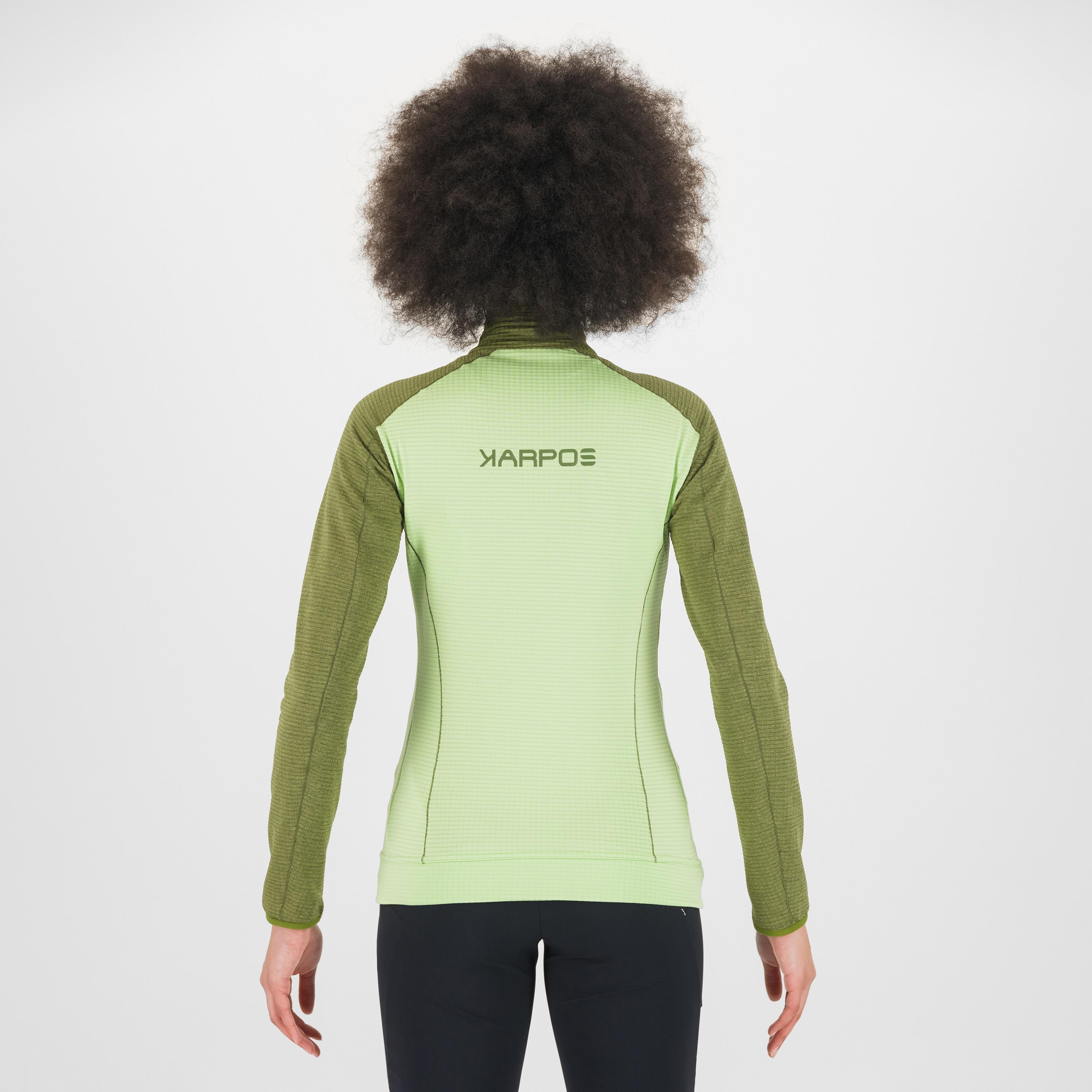 Ambrizzola w full zip - arcadian green/cedar green - karpos