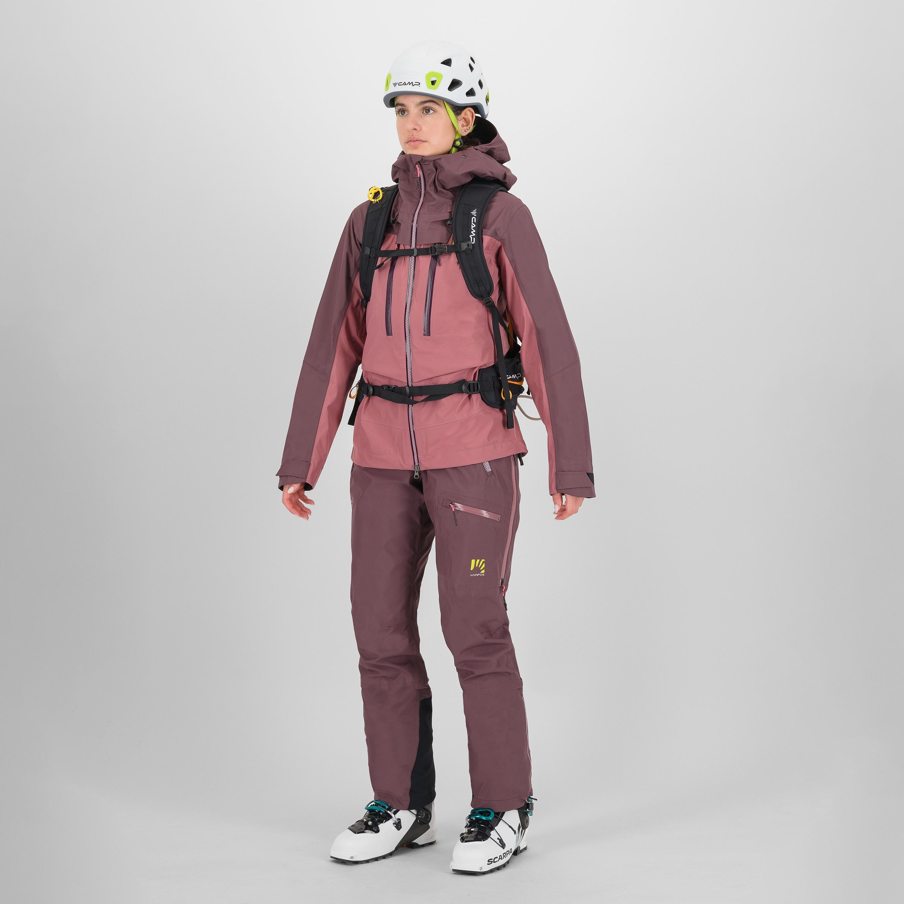 Midi shell w jacket - deco rose/huckleberry - karpos