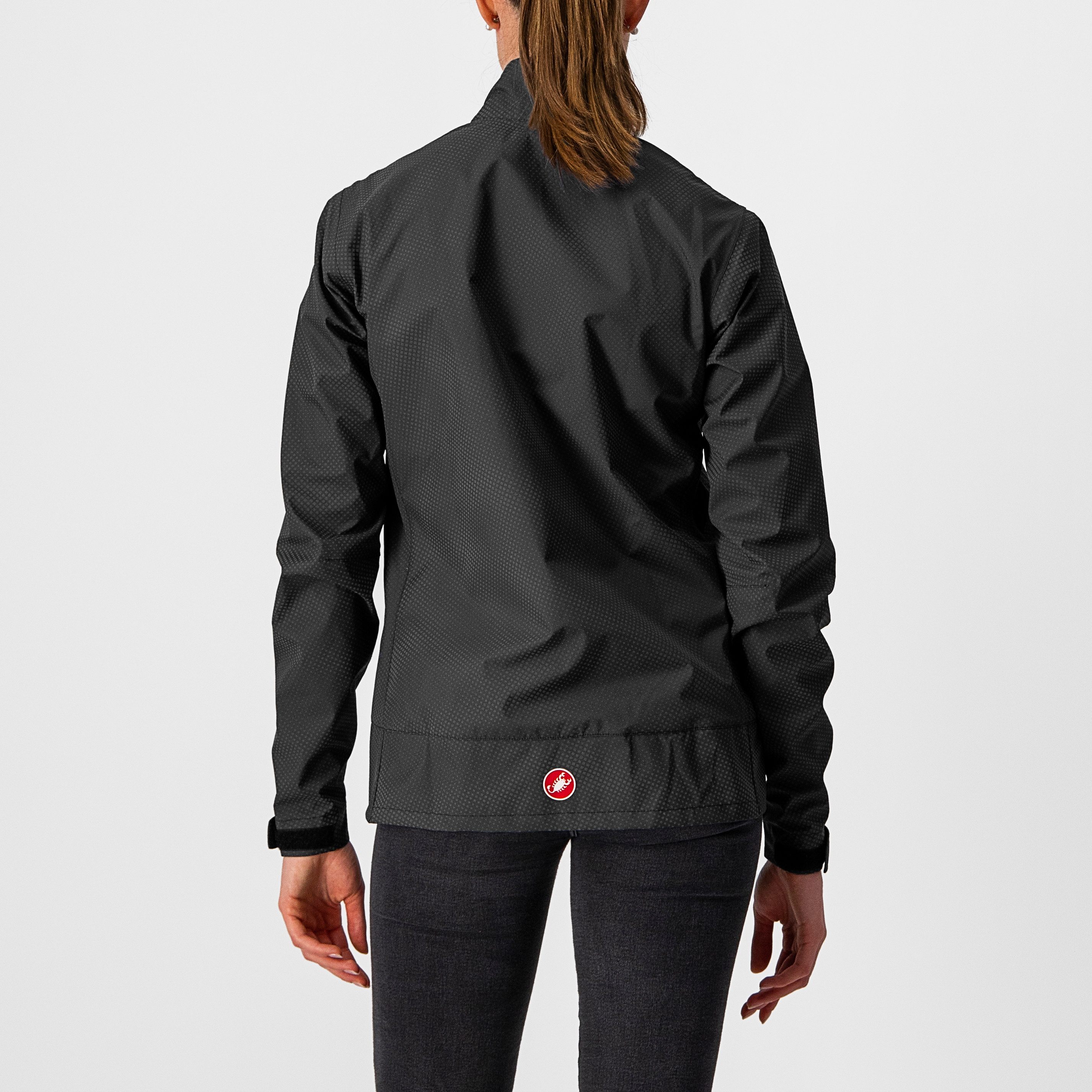 Commuter w reflex jacket - light black - castelli