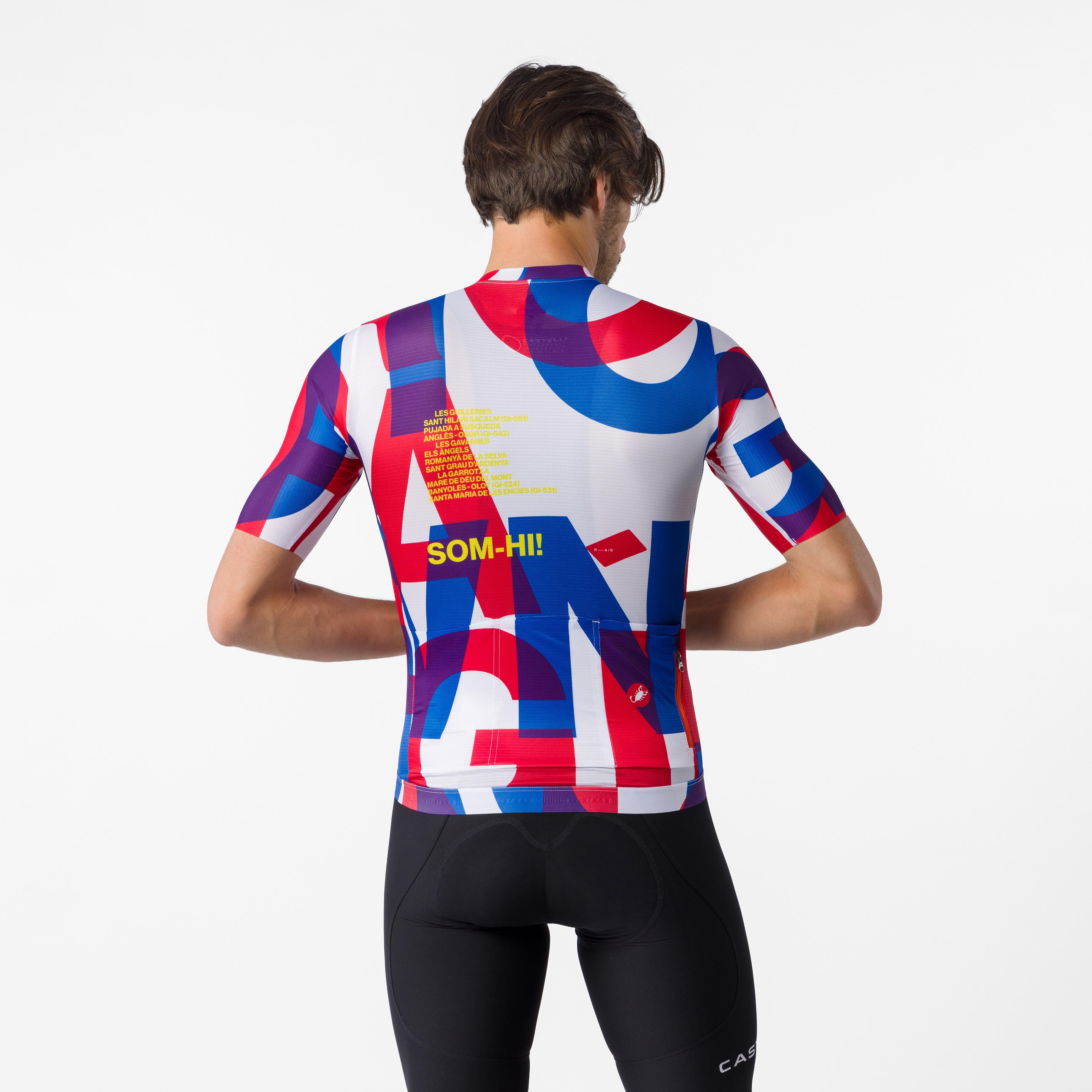 Espresso 2 jersey - white zip - castelli