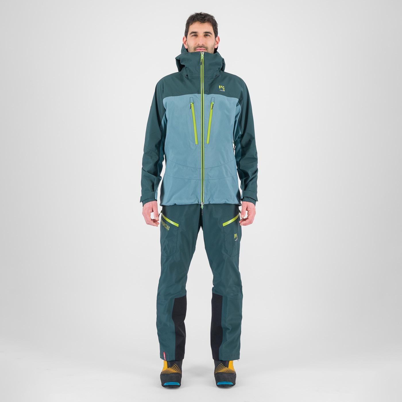 Highest goretex shell jacket - atlantic/forest - karpos