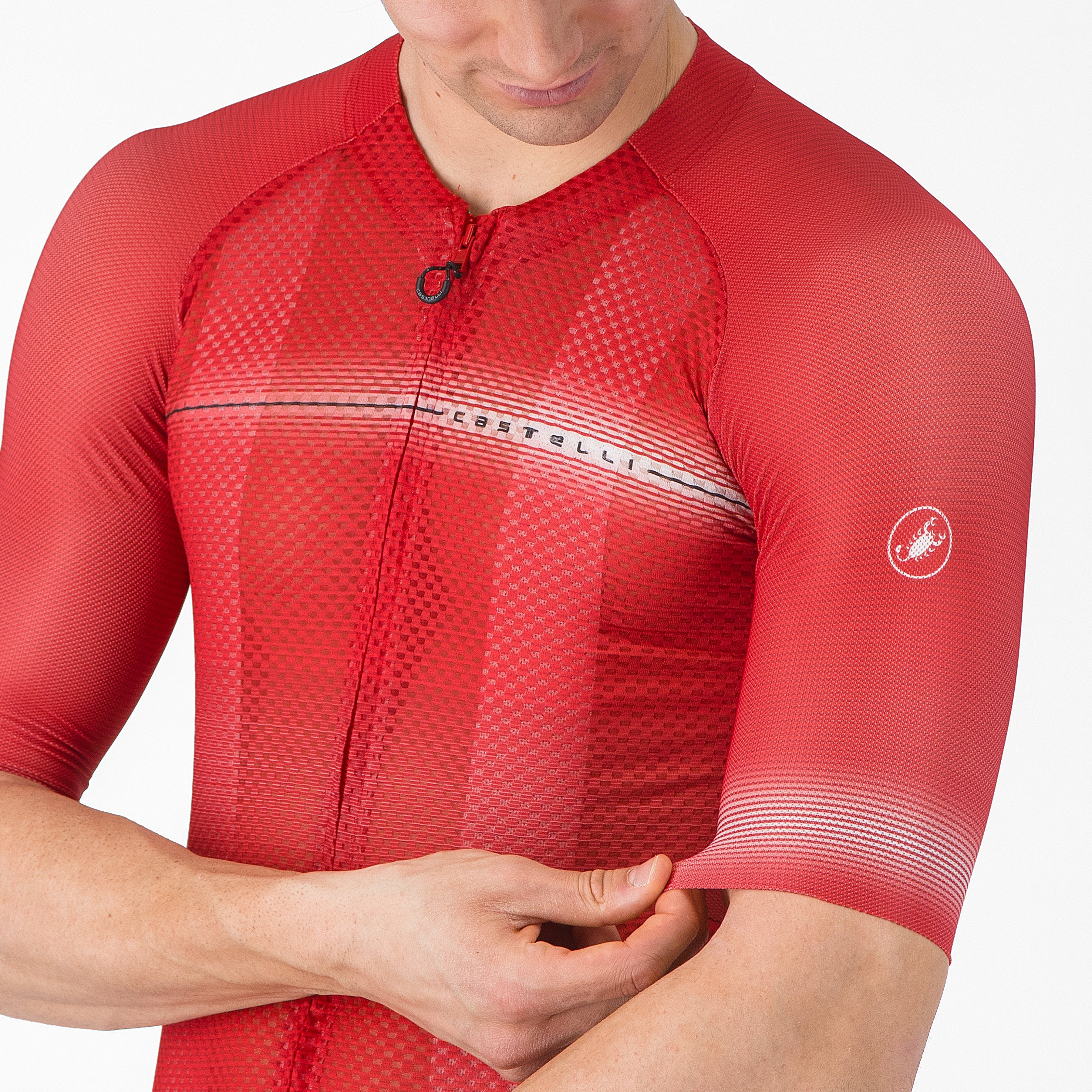 Climber's a/c jersey - red/black - castelli