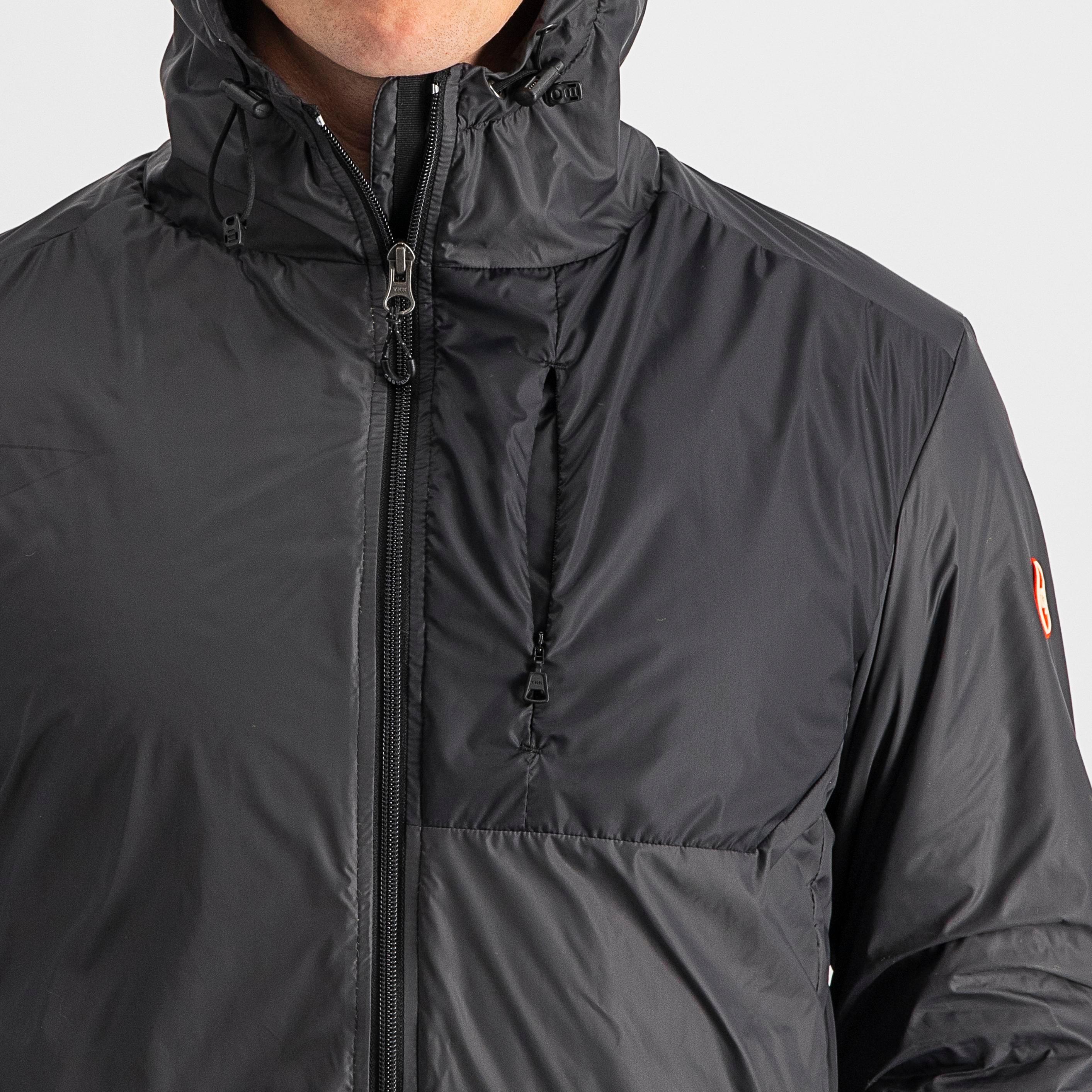Riscalda puffy jacket - dark gray/ electric lime - castelli