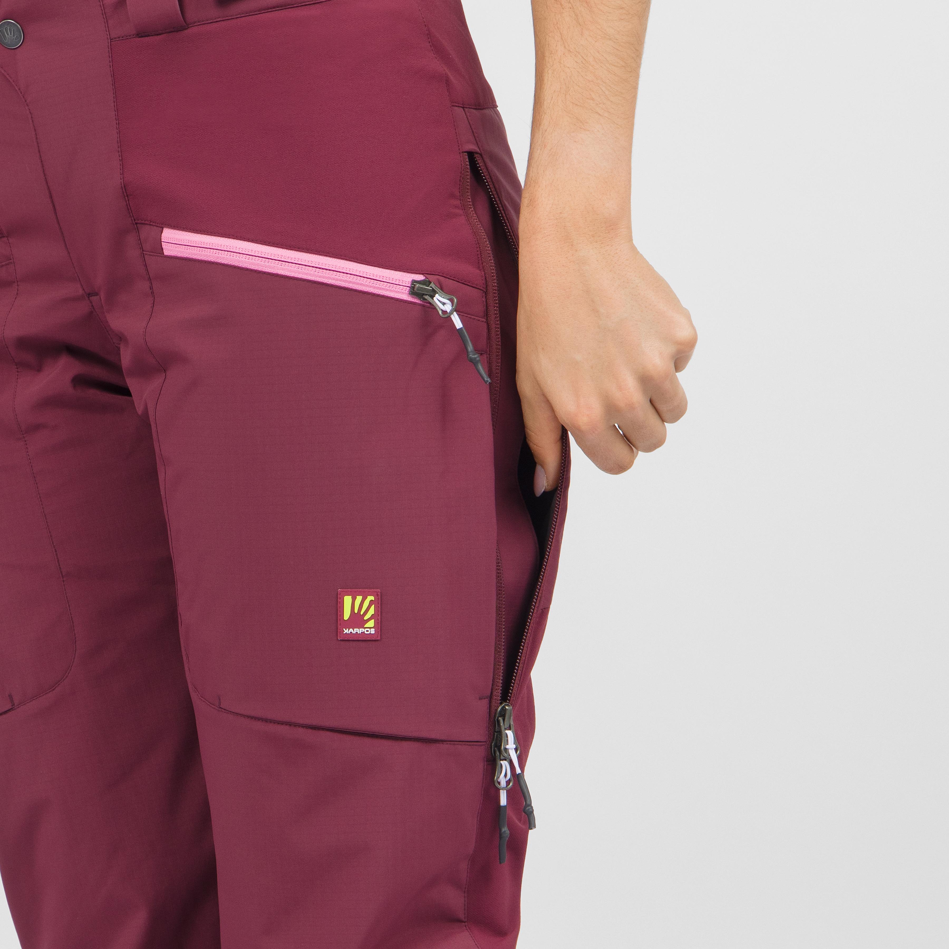 Marmolada evo w pants - crimson/pink power - karpos