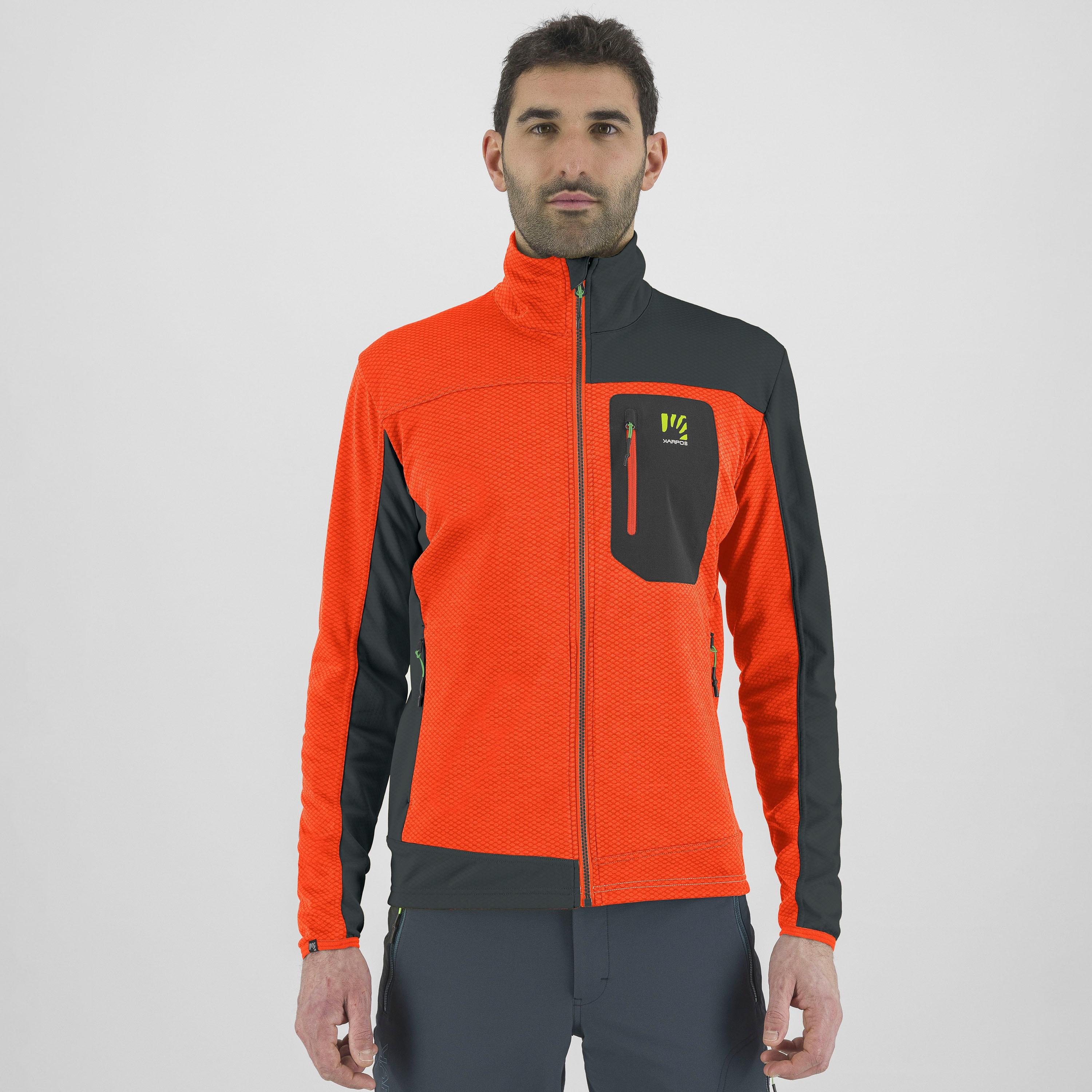 Cherz fleece - spicy orange/black sand - karpos