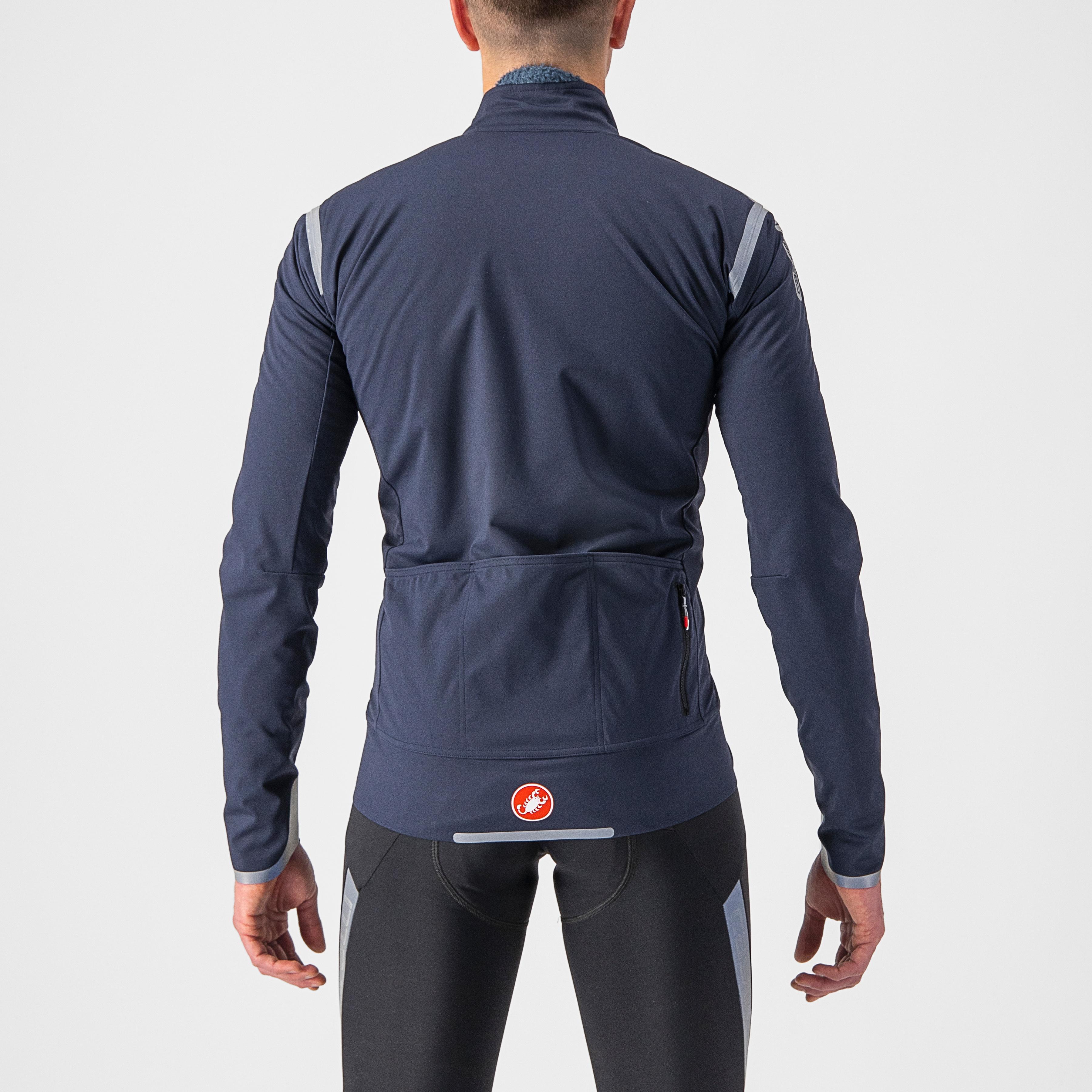 Alpha ultimate insulated jacket - savile blue/silver reflex-stee - castelli