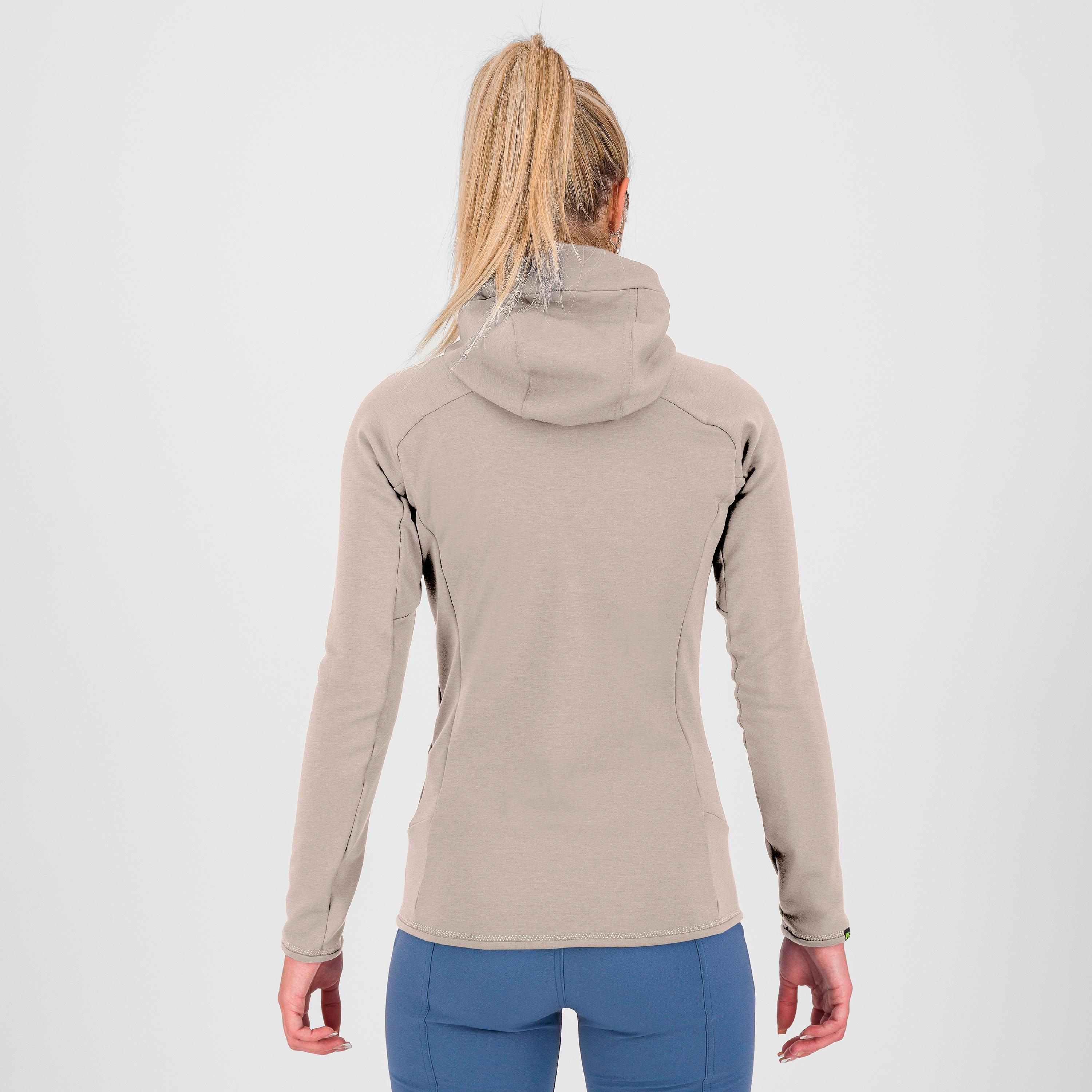 Mezzodi hoodie w fleece - oat - karpos